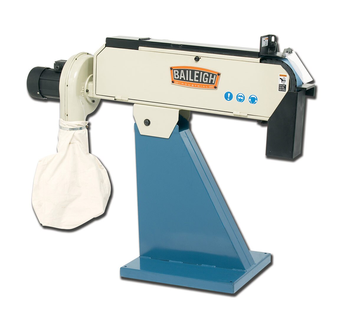 Baileigh Industrial BA9 1000680 BG 379 Belt Grinder - Professional Metalworking & Knife Sharpening Tool for Workshops & DIY Projects