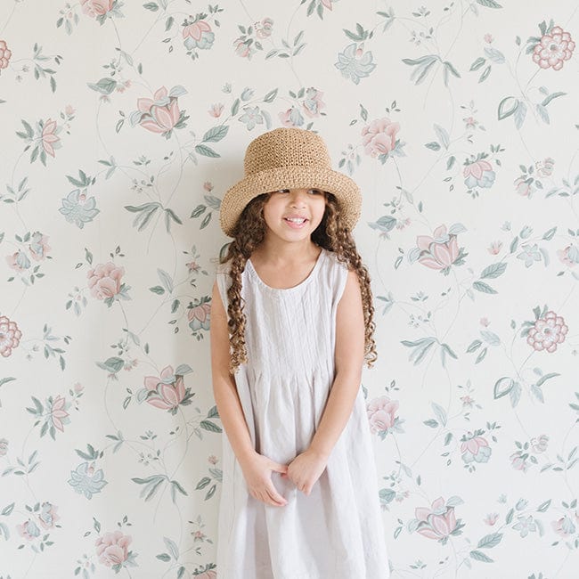 Crochet Bucket Hat for Kids - Sun Protection Summer Beach Hat for Boys & Girls - Perfect for Outdoor, Travel, and Vacation