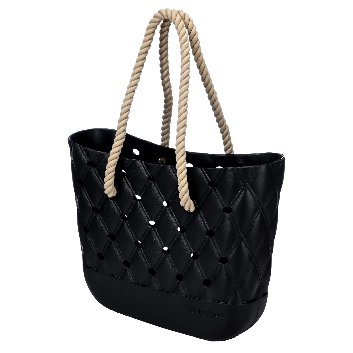 Waterproof Beach Tote Bag - Durable EVA Open Handbag for Swimming, Pool, Gym & Travel - Lightweight Washable Sports Bag with Drain Holes | Perfect for Beach Days, Boat Trips & Workout Sessions