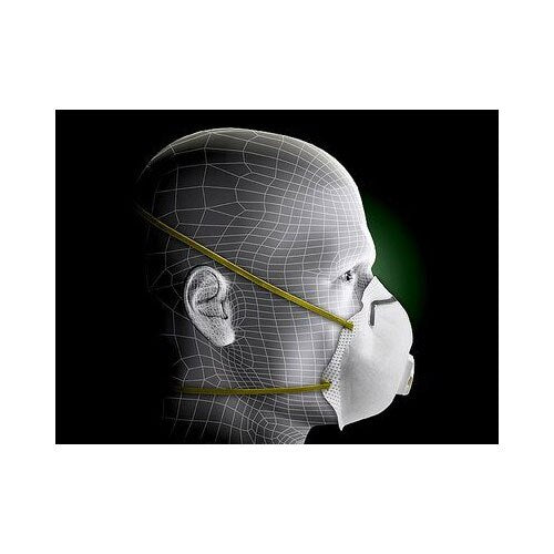 3M 8511 N95 Particulate Respirator with Cool Flow Exhalation Valve - Box of 10 Masks for Dust, Pollen & Airborne Particles - Ideal for Construction, Woodworking & DIY Projects