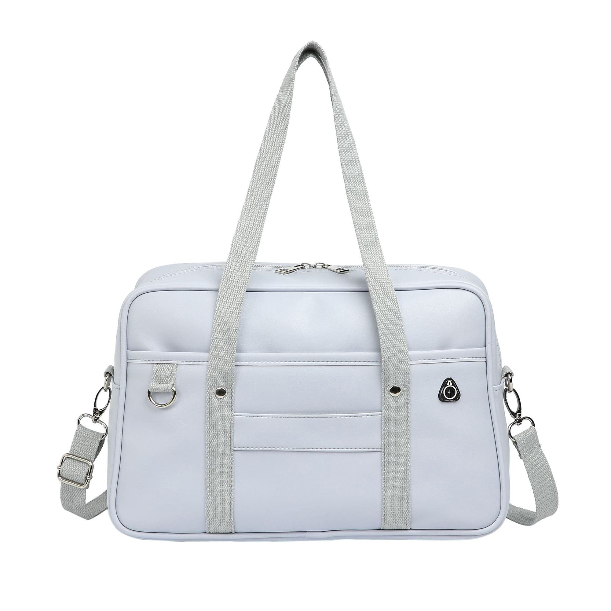 Japanese JK Uniform Shoulder Bag - PU Faux Leather Lolita School Satchel for Girls, Cute Laptop Bag for College & High School, Perfect for Cosplay, Anime Conventions & Daily Use