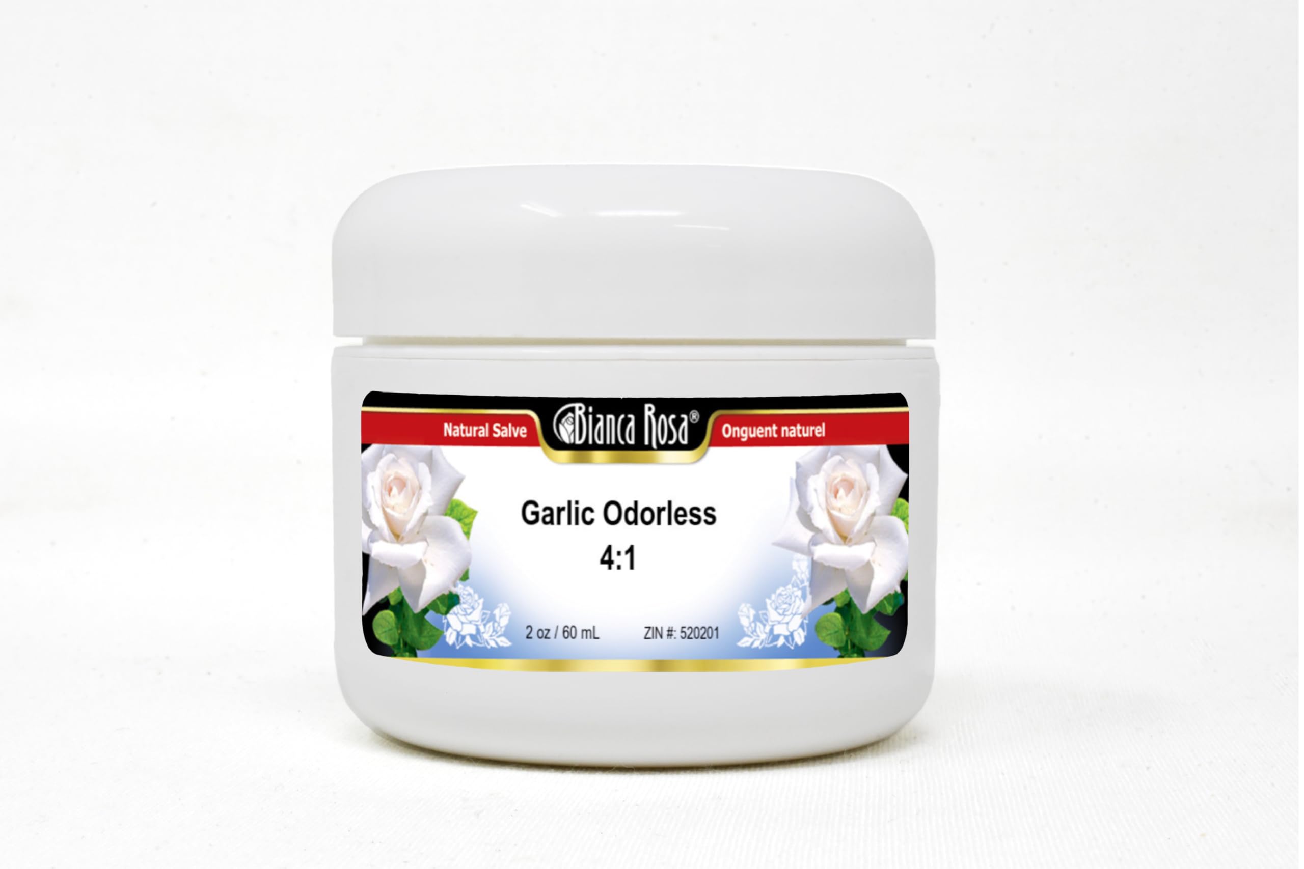Odorless Garlic Extract Salve 4:1 Concentrate (2 oz, 3 Pack) - Natural Immune Support for Cold & Flu Relief, Skin Care & First Aid