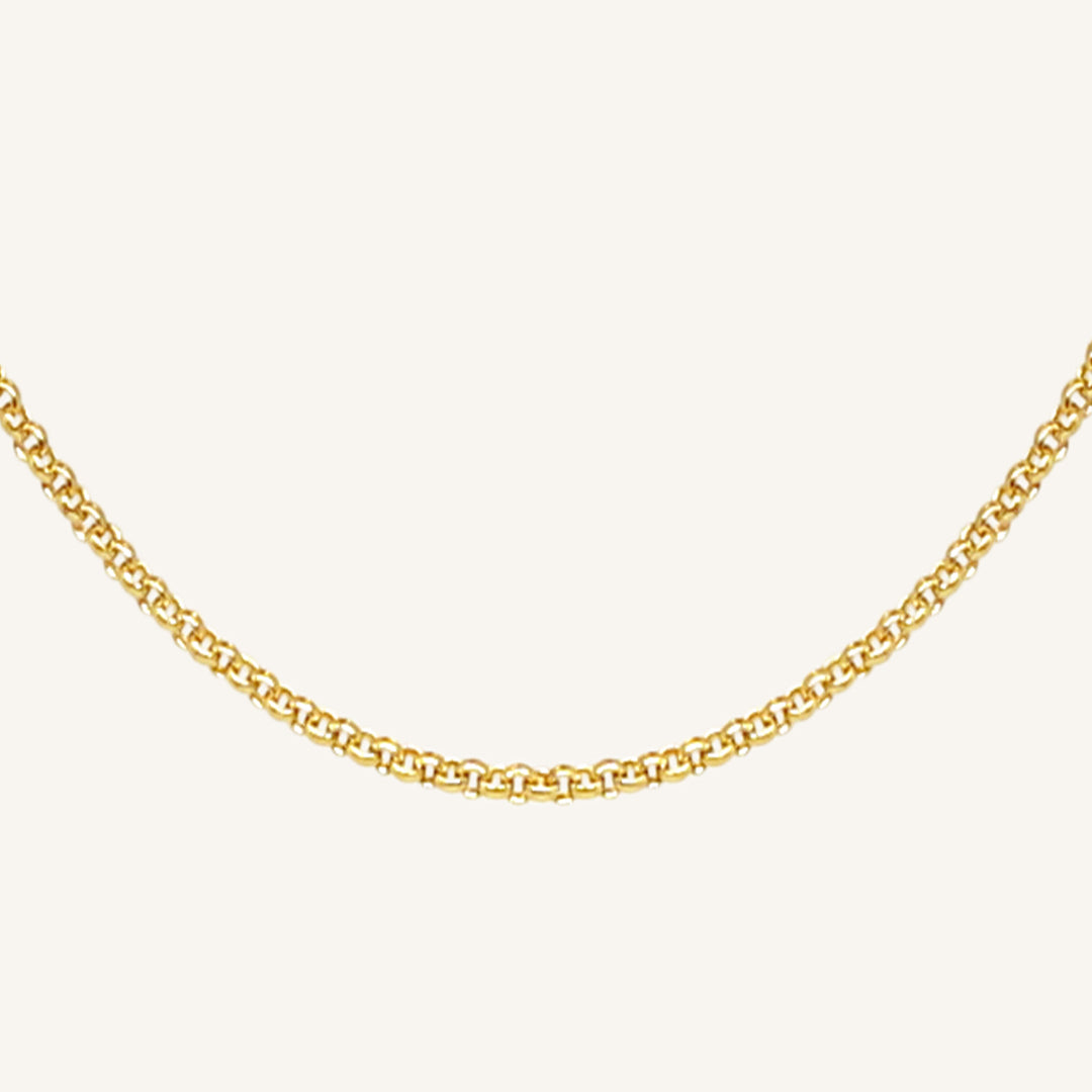 Franc Create Chain 80cm Gold Necklace for Women - Elegant Layering Jewelry for Everyday Wear, Party & Special Occasions