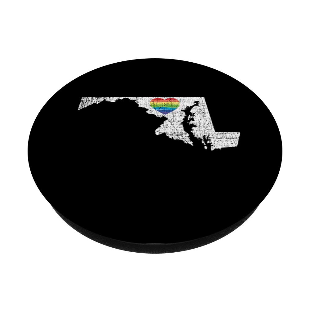 Maryland Gay Pride Rainbow Heart LGBTQ+ Rights Flag - Perfect for Pride Parades, Home Decor & LGBTQ+ Support