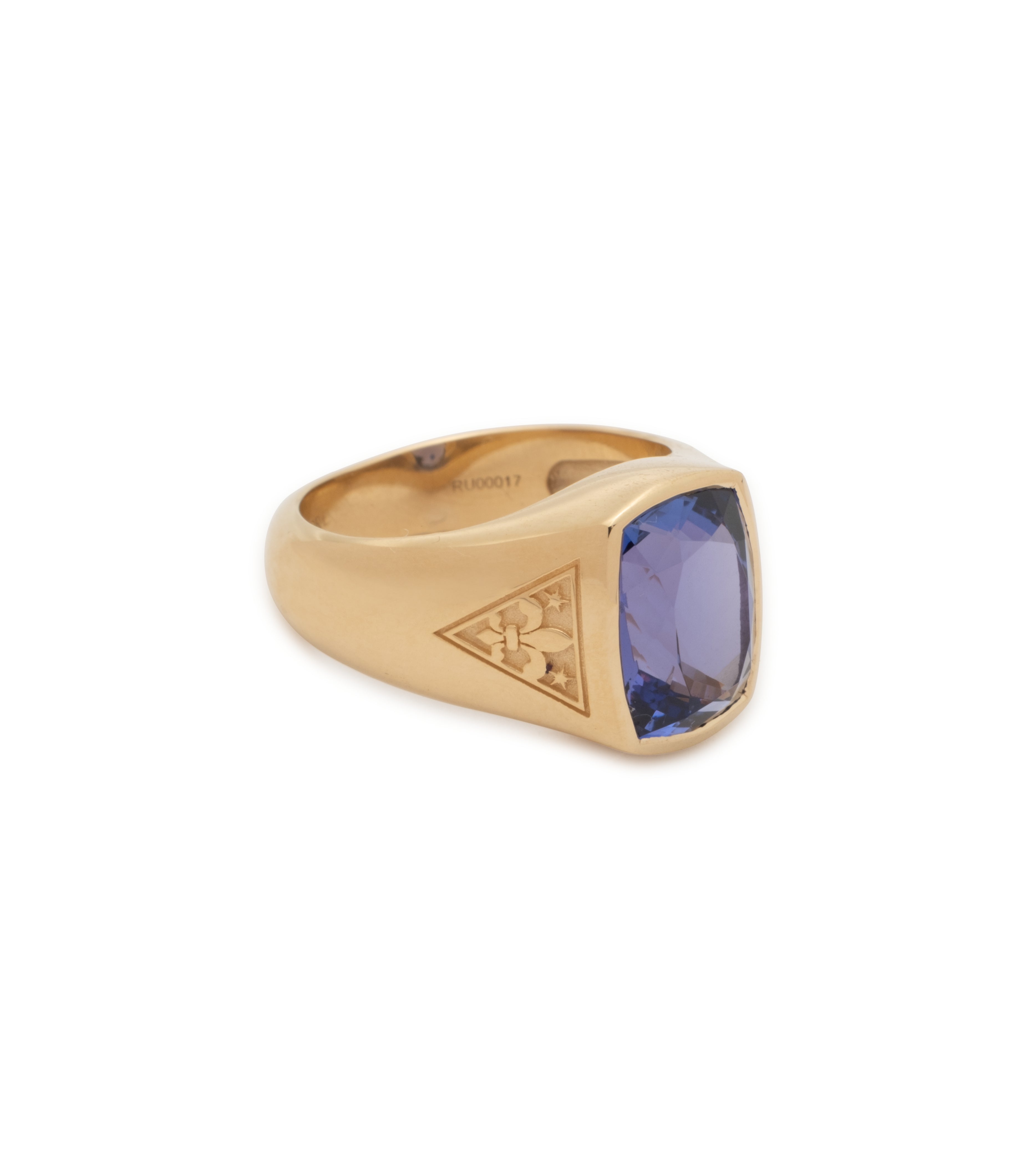3.07 Carat Natural Purple Sapphire Ring - Unique One-of-a-Kind Gemstone Jewelry with Internal Compass Design | Perfect for Anniversary Gifts, Engagement Rings & Special Occasions