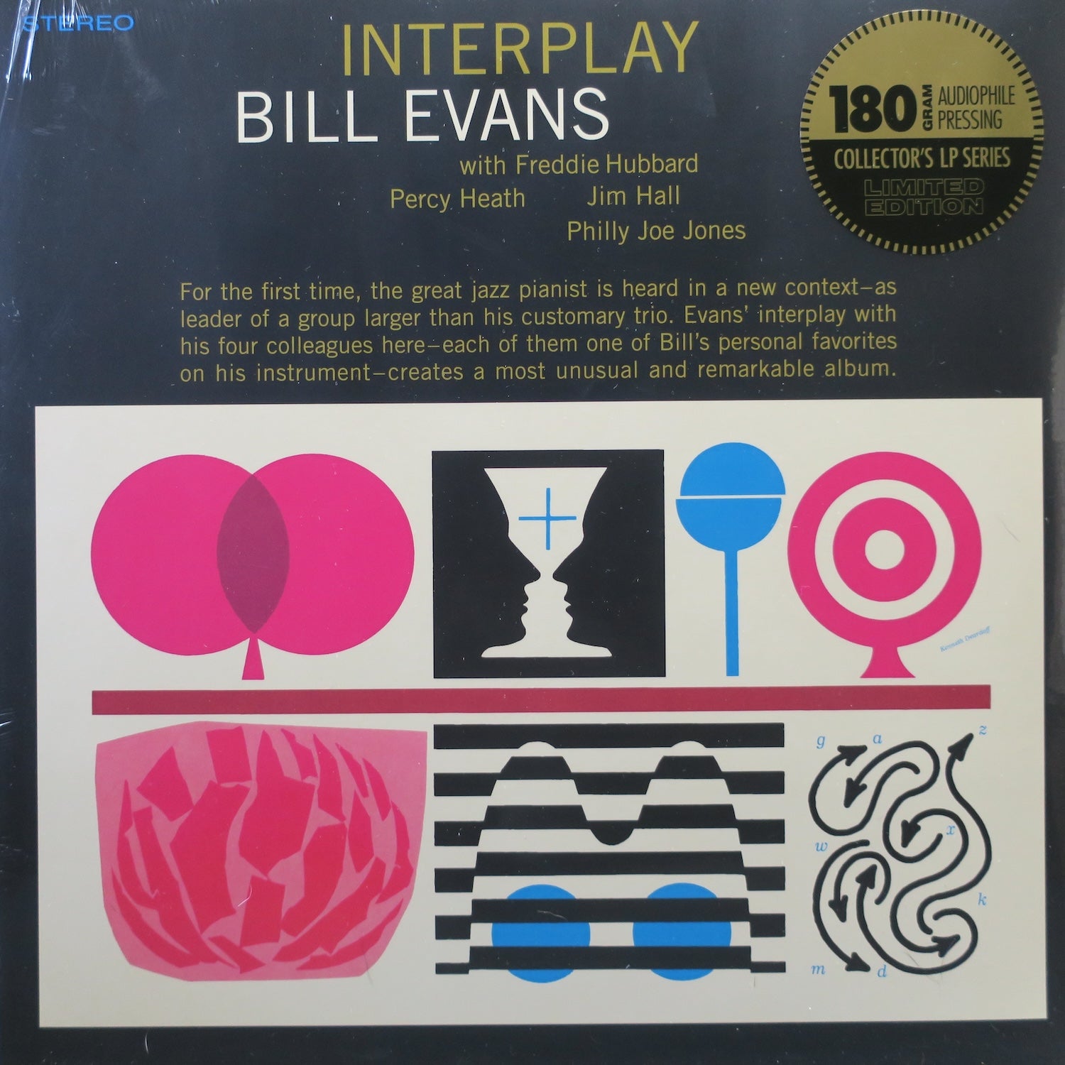 BILL EVANS 'Interplay' 180g Vinyl LP Record - Jazz Piano Trio Music for Audiophiles & Collectors - Perfect for Home Listening, Gifts & Vinyl Collections