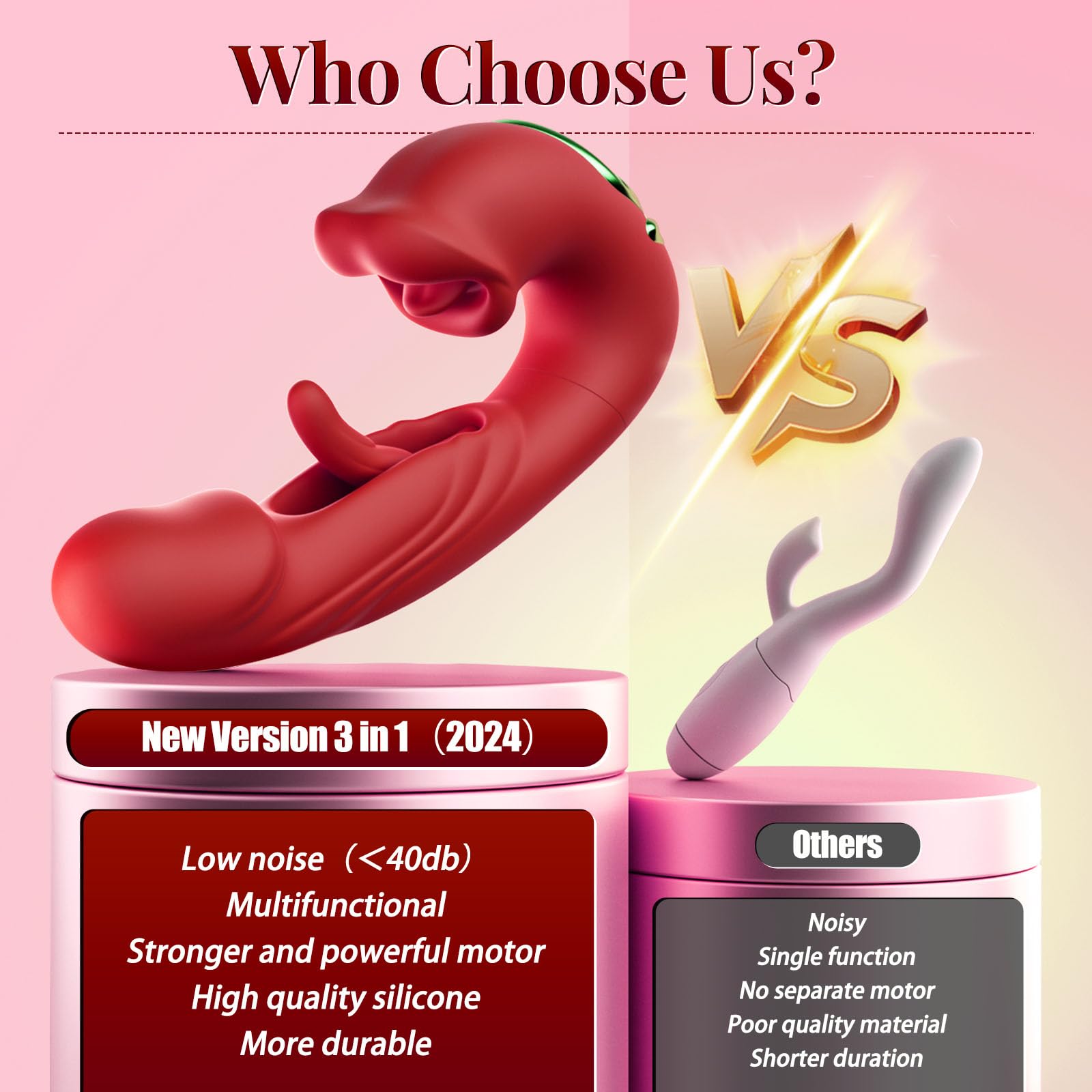 7-Speed Thrusting Rabbit Vibrator with Flapping & Licking Modes - Waterproof Silicone Dildo for Women - Clitoral & G-Spot Stimulator - Perfect for Solo Play & Couples' Intimate Moments