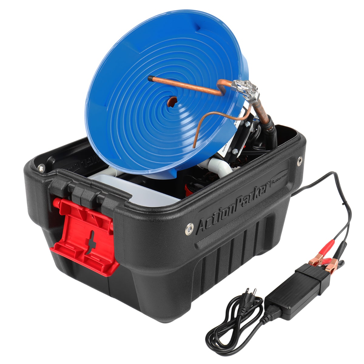 Gold Miner Advanced Spiral Wheel Gold Panning Machine with Power Supply - Portable Gold Prospecting Equipment for Outdoor Mining & Treasure Hunting