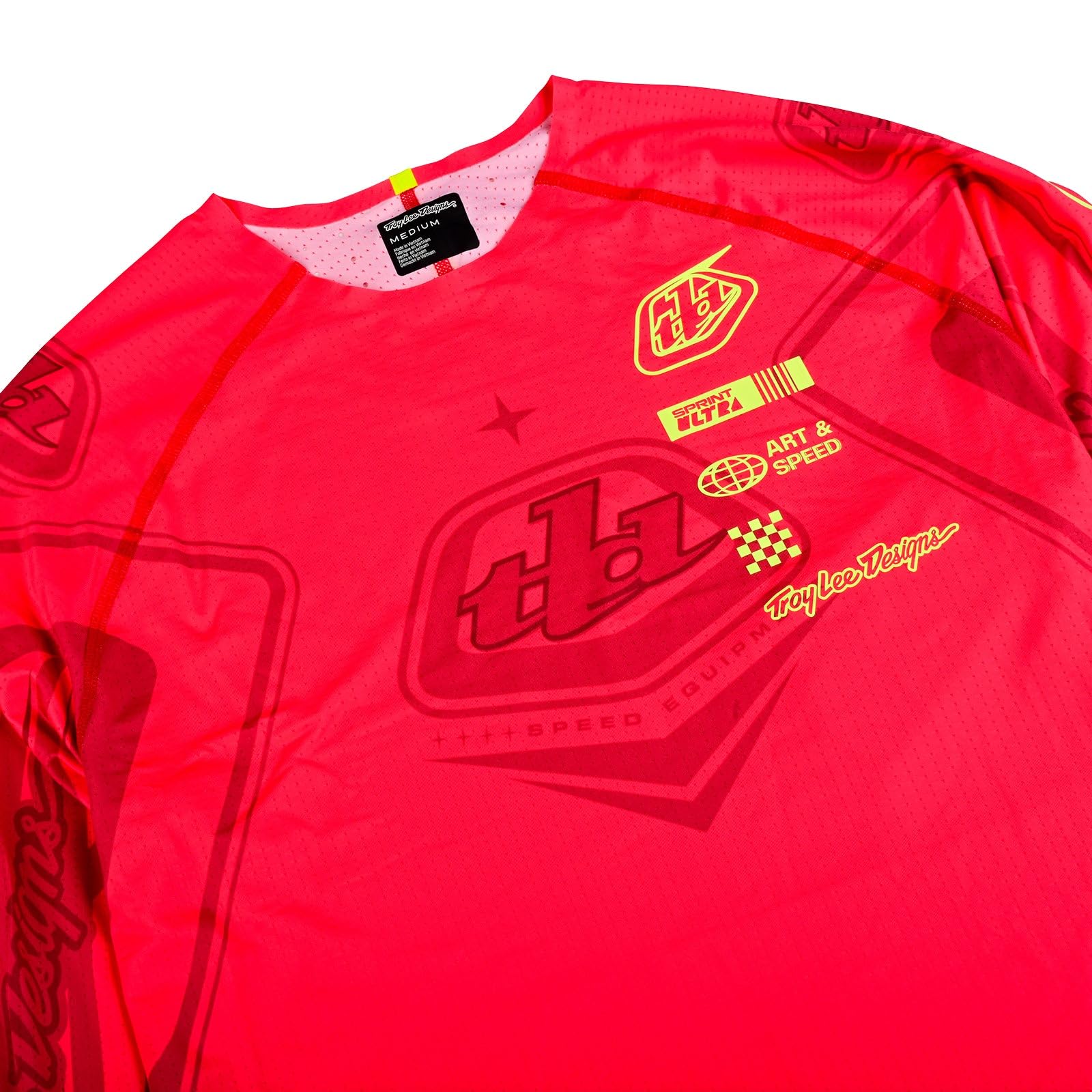 Troy Lee Designs Sprint Ultra Jersey - Lightweight & Breathable Mountain Bike Jersey for Men - Perfect for Trail Riding & Enduro Racing