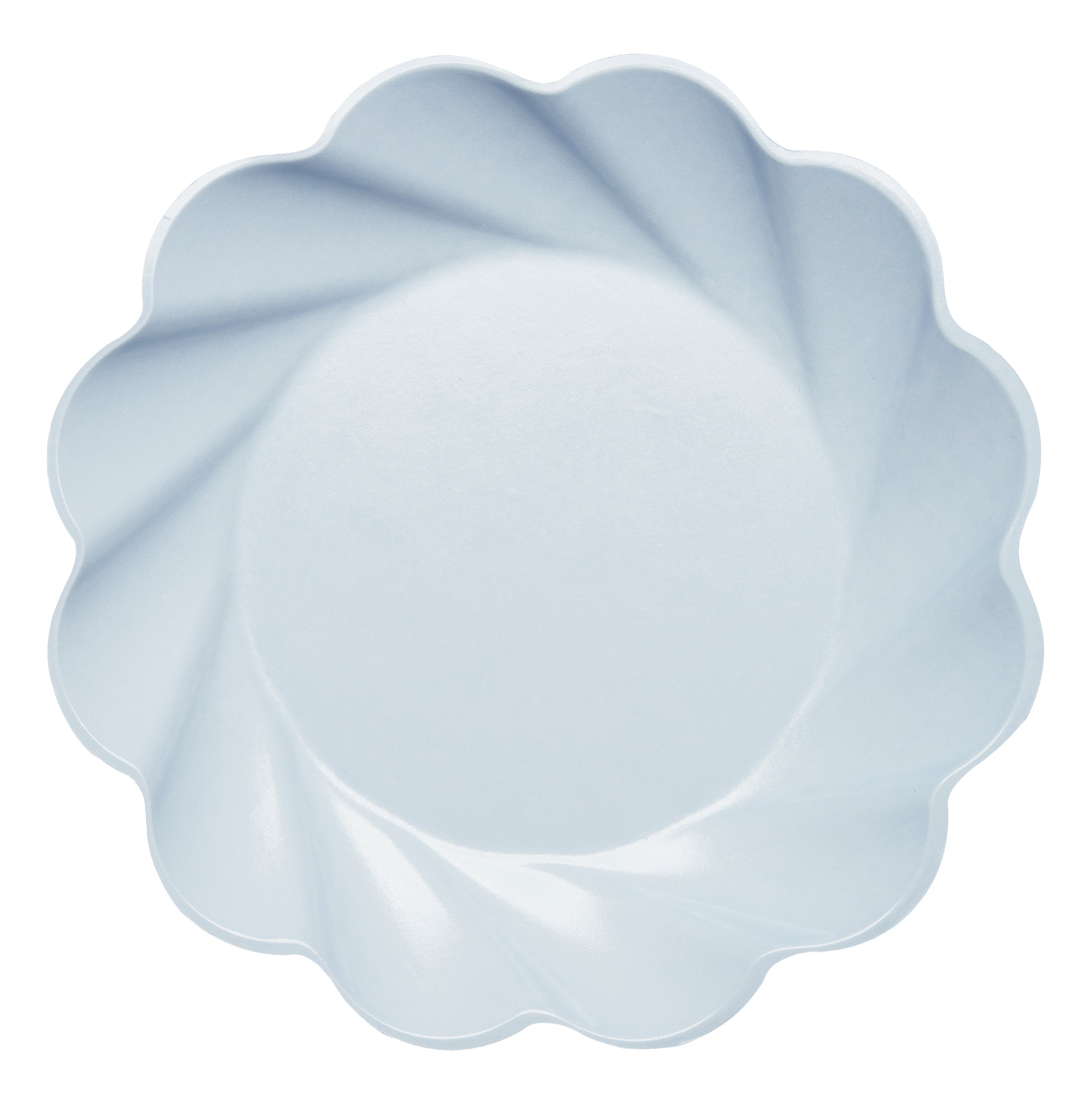 Simply Eco-Friendly Dinner Plates - Set of 8, Sky Blue | Biodegradable & Sustainable Tableware for Everyday Meals, Parties & Picnics