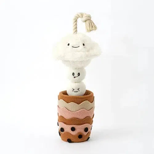 Boba Time Snuffle Toy for Dogs - Interactive Chew Toy with Treat Dispenser - Perfect for Anxiety Relief & Mental Stimulation