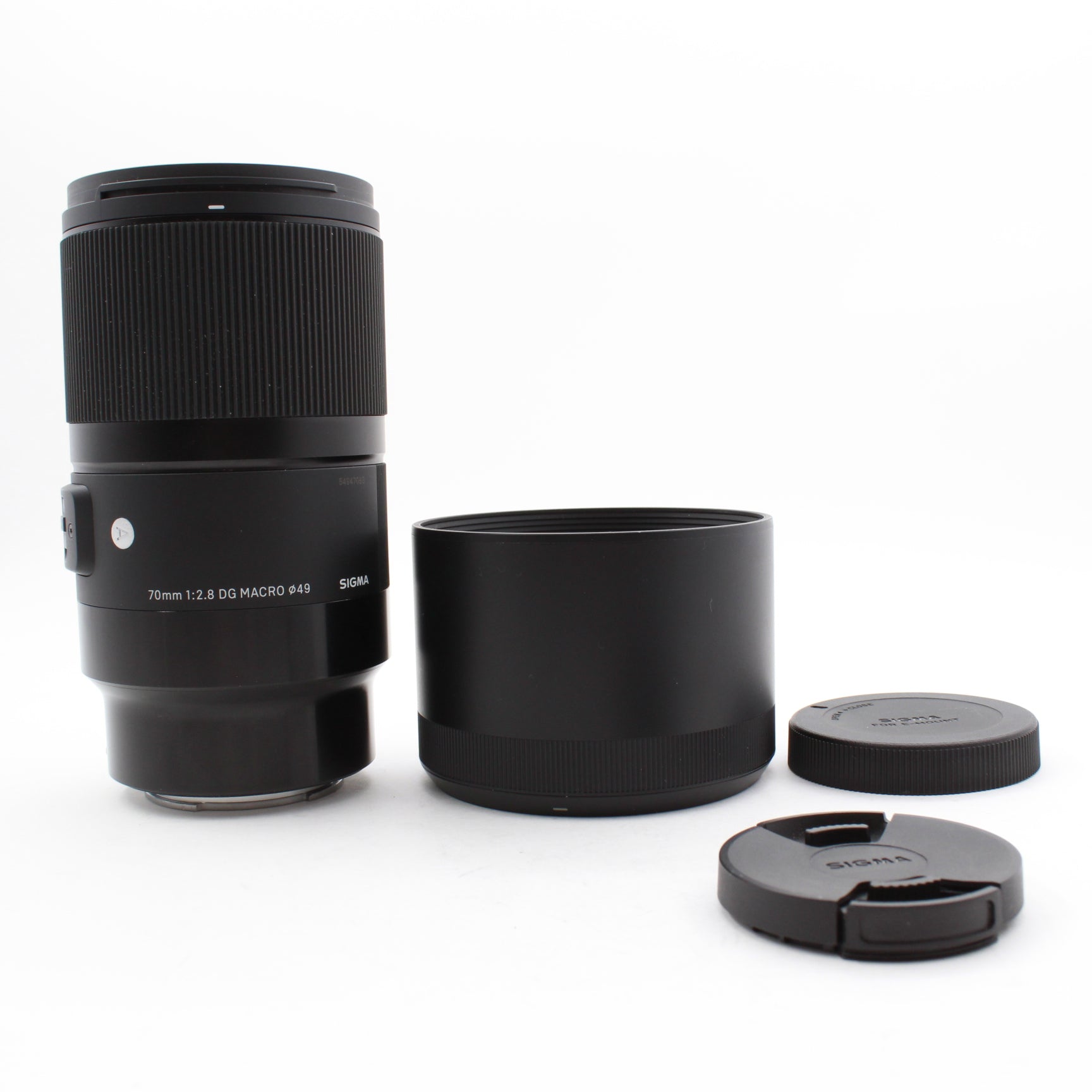 Used Sigma 70mm f/2.8 DG Macro Lens for Sony E Mount - Perfect for Portrait, Product & Close-Up Photography