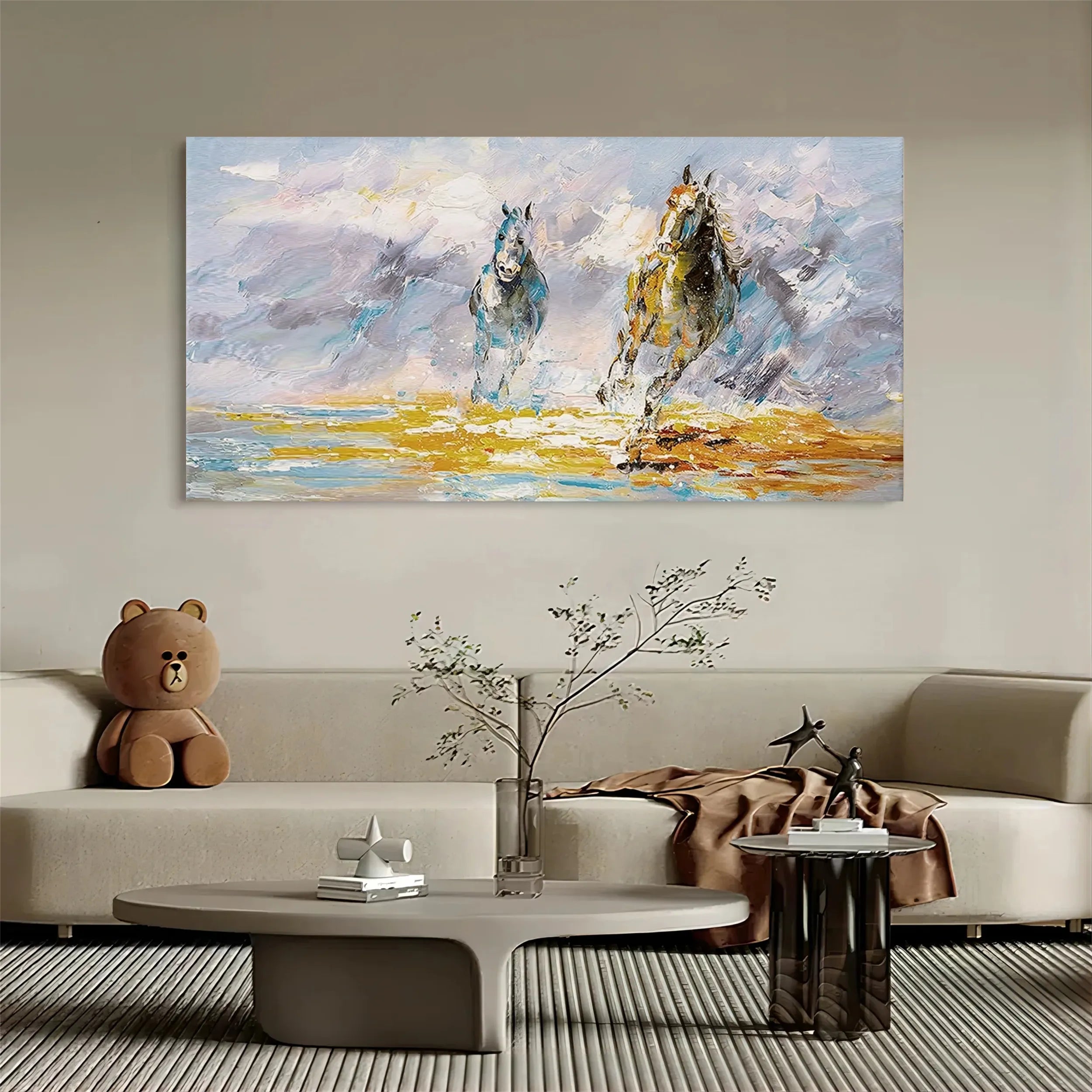 Animal Art Painting #AP011 - Handmade Canvas Wall Decor for Living Room, Bedroom & Office | Unique Wildlife Artwork for Home & Gifts