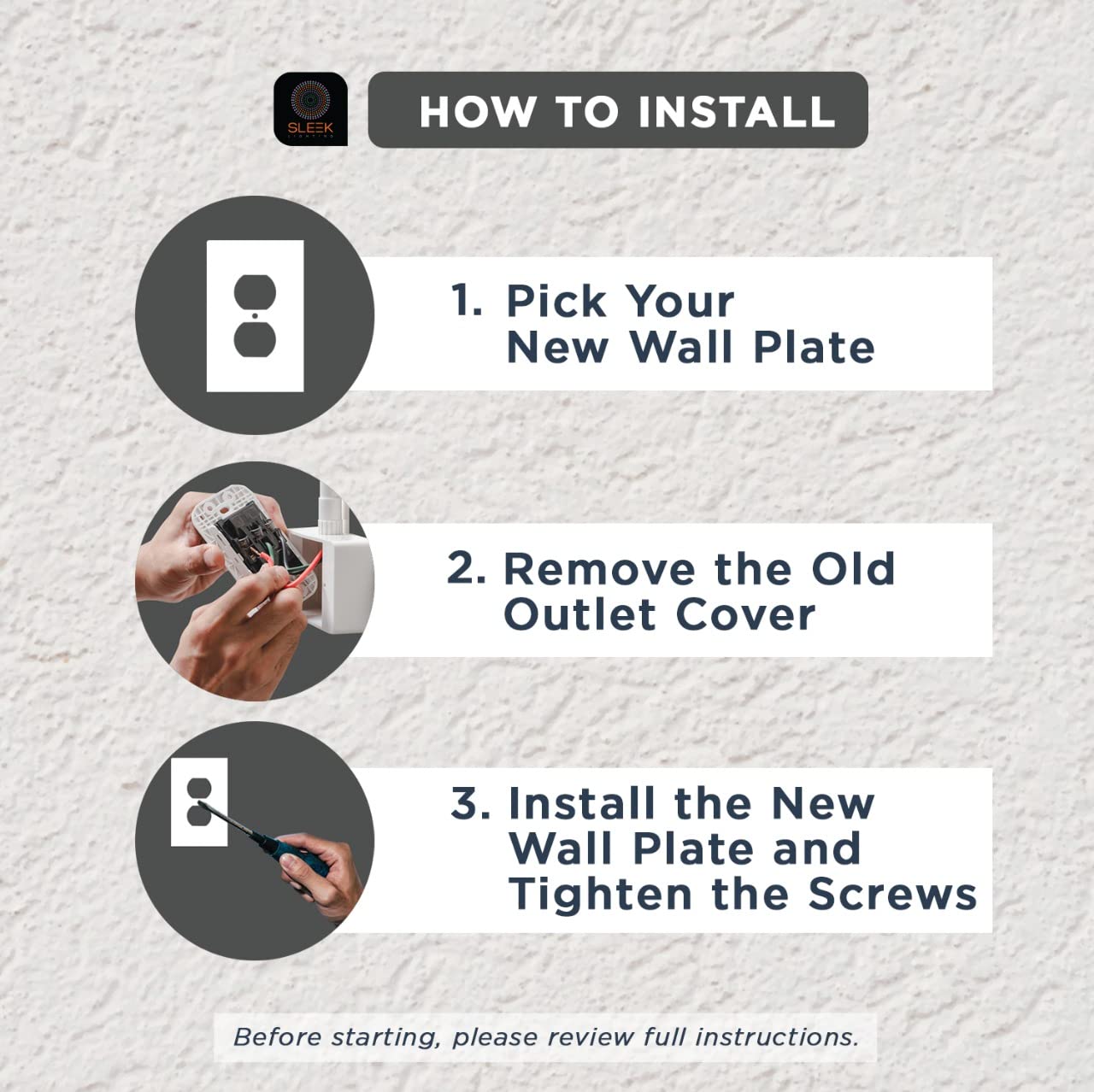 2-Pack Decorative Zinc Cast Sponged Bronze Wall Plate Outlet Covers - Rocker/Receptacle/Toggle & Combo Switch Plates (4 Decorator Size) | Ideal for Home Renovation, Living Room & Bedroom Electrical Upgrades