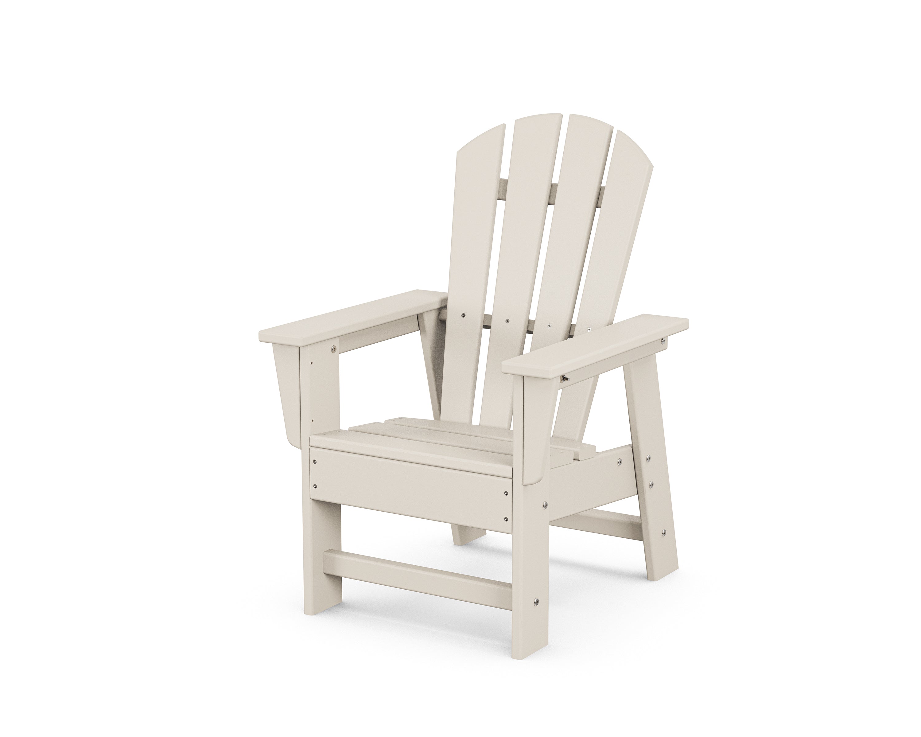 POLYWOOD Kids Adirondack Chair - Durable Outdoor Plastic Chair for Children, Perfect for Backyard, Patio, and Garden Playtime