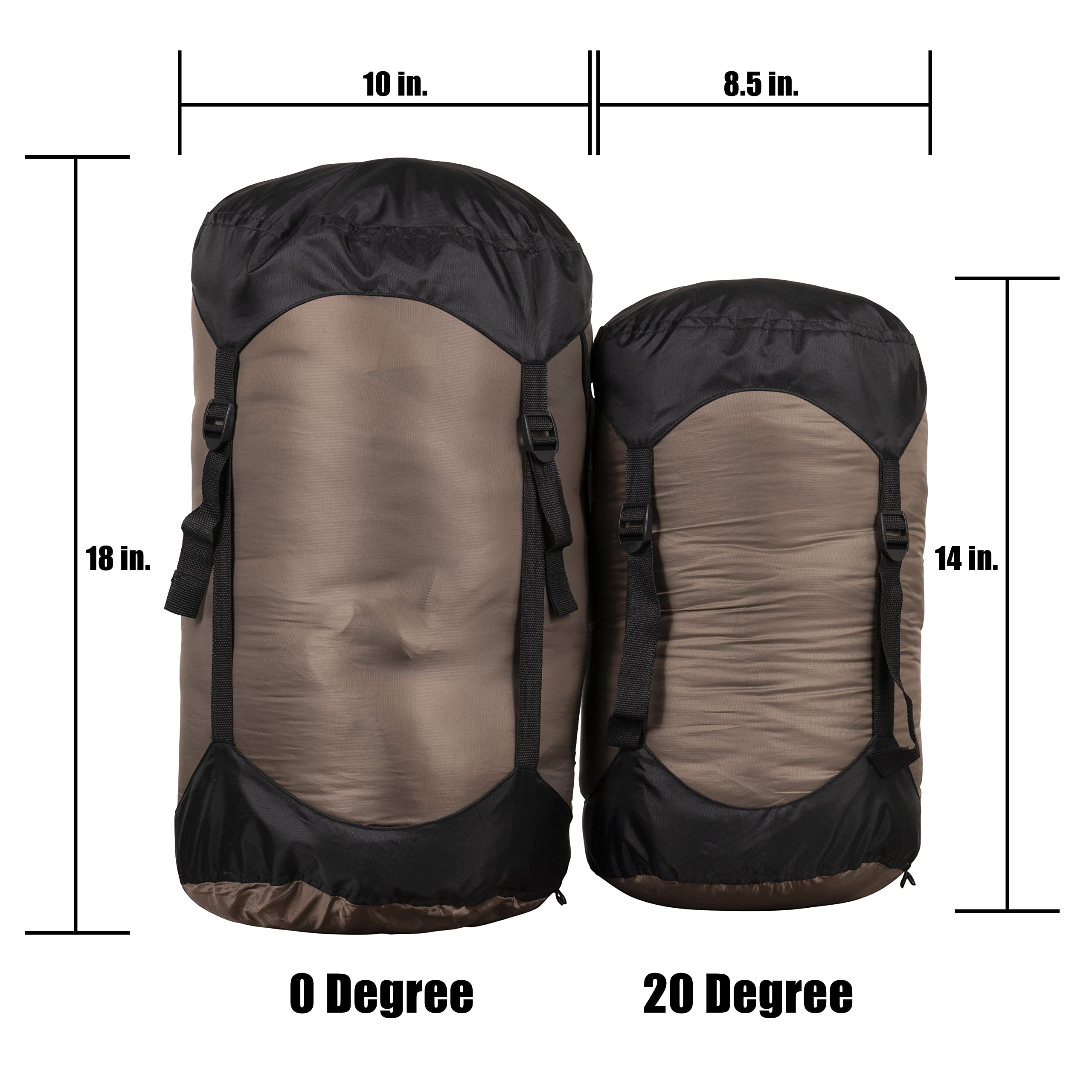 XKG Summit Lightweight 4-Season Sleeping Bag for Camping, Hiking & Backpacking - Ultra Warm & Waterproof for Extreme Cold Weather Adventures