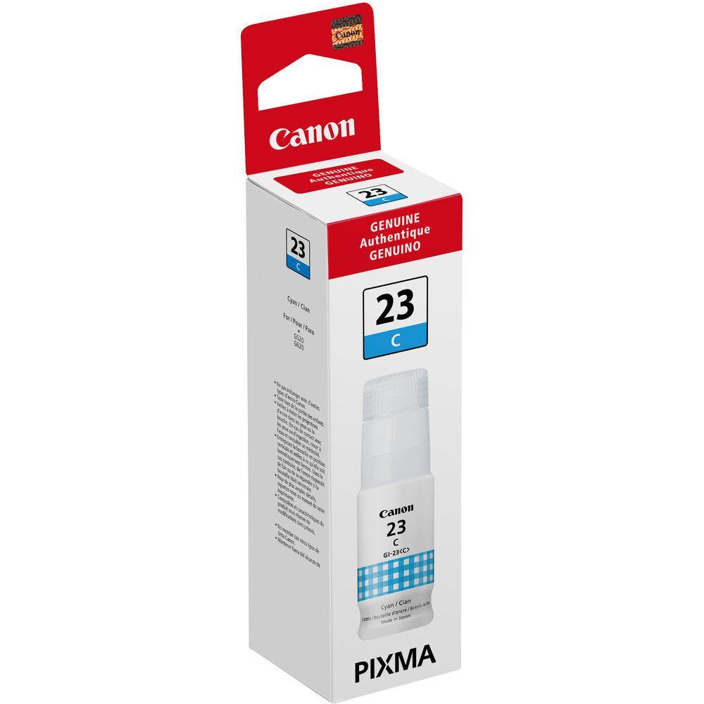 Canon GI 23 Cyan Ink Cartridge for PIXMA G620 Printer - High-Quality Replacement Ink for Photo Printing, Documents & Office Use