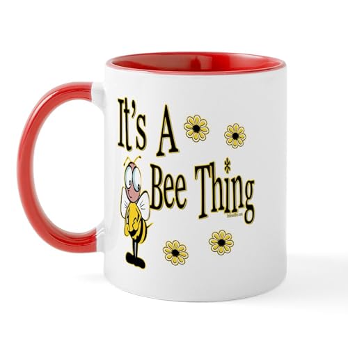 White/Red Inside - Bee Thing! Mug