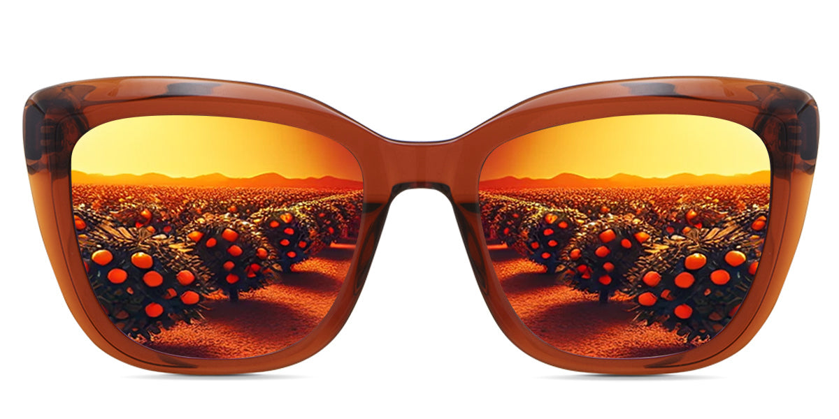 Lesa Women's Prescription Polarized Sunglasses - UV Protection, Stylish & Comfortable for Driving, Outdoor Activities & Fashion