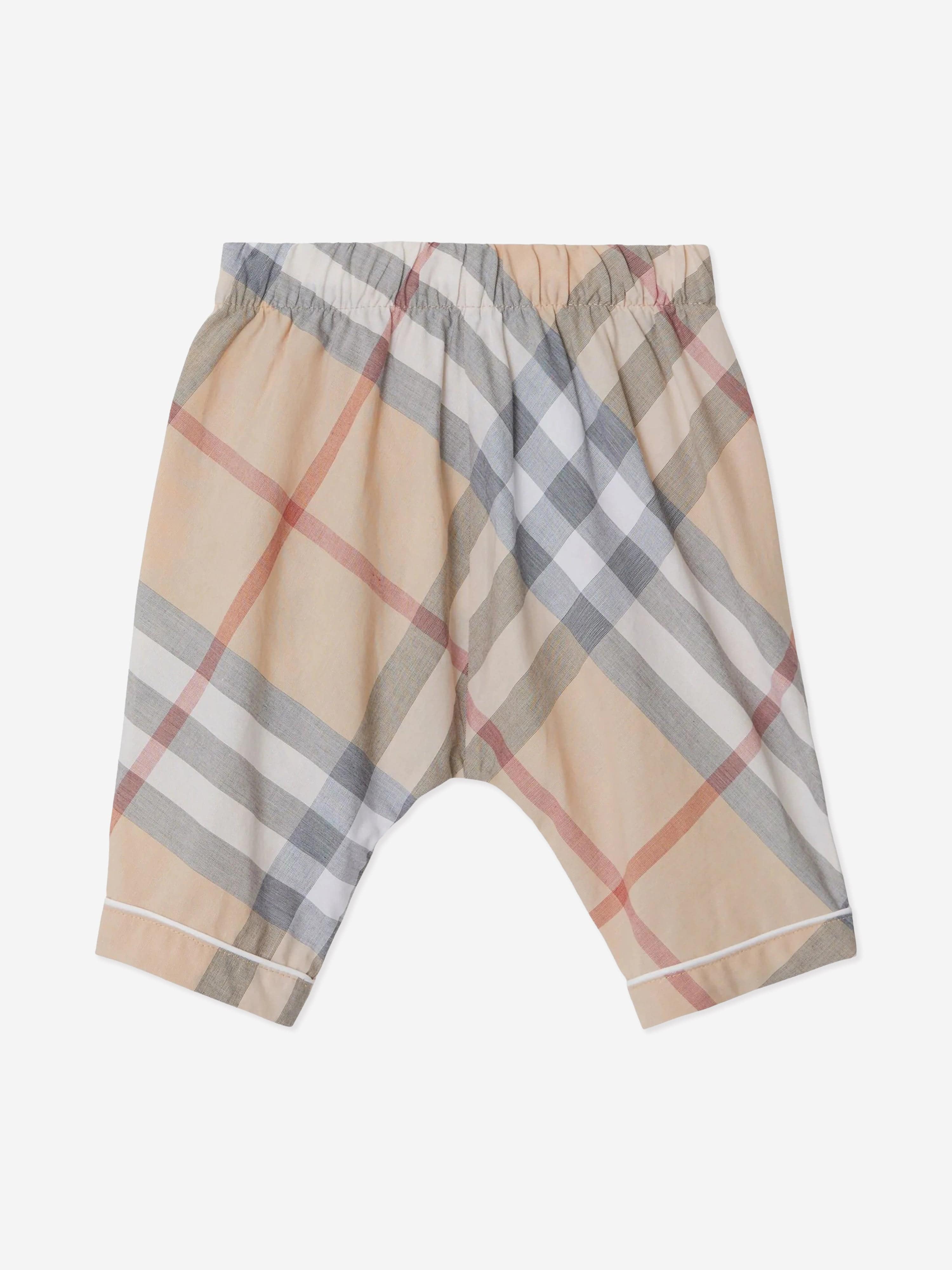 Adorable Beige Checkered Baby Boy Outfit Set - Soft & Comfortable for Newborns, Infants & Toddlers - Perfect for Photos, Parties & Everyday Wear