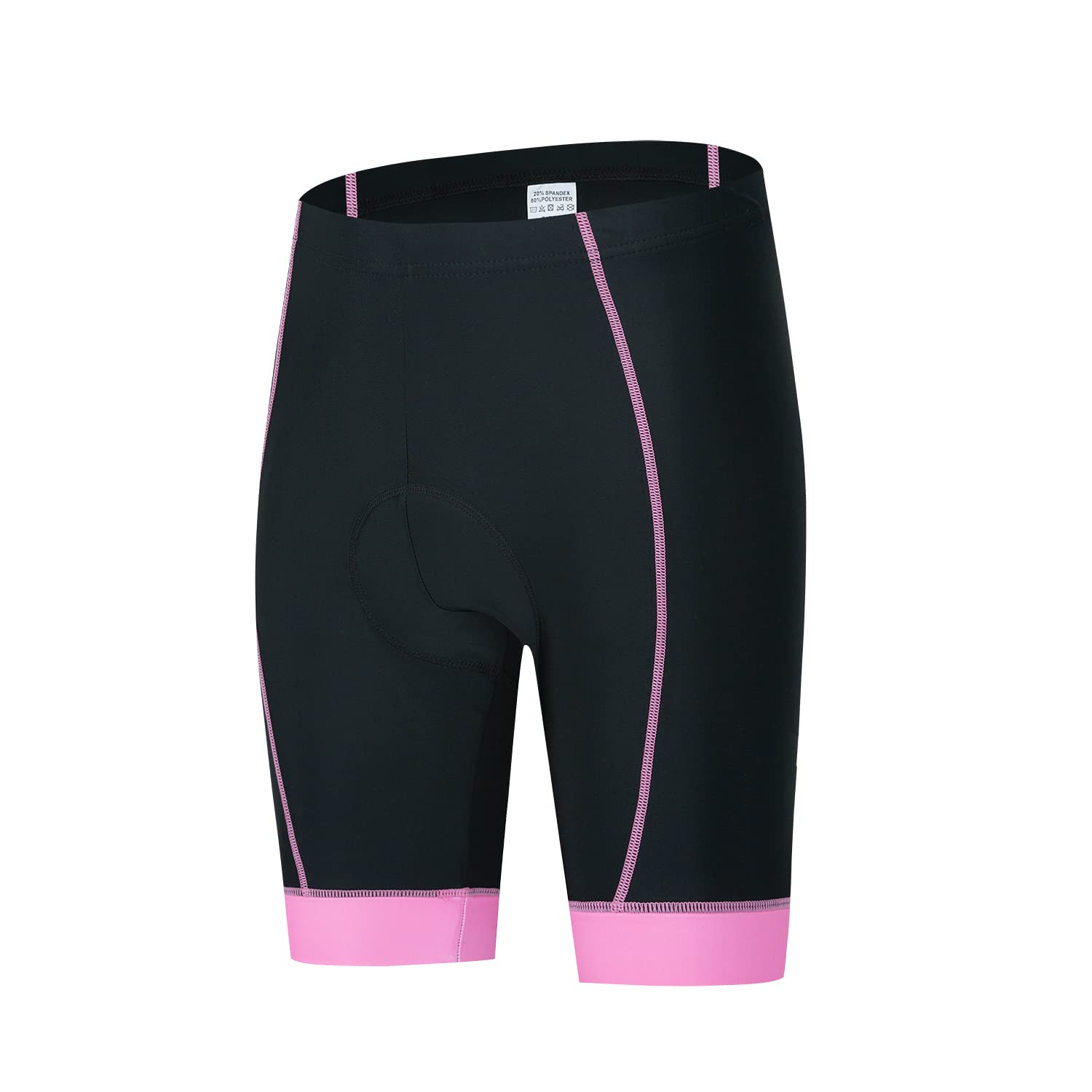 Women's 3D Padded Cycling Shorts - Breathable Nylon Bike Shorts for Women - Comfortable & Supportive for Road Biking, Spinning & Indoor Cycling Workouts