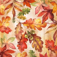 Autumn-Themed Paper Plates and Napkins Set - 72 Pieces (32 Plates, 40 Napkins) for Fall Parties, Thanksgiving, and Seasonal Decorations
