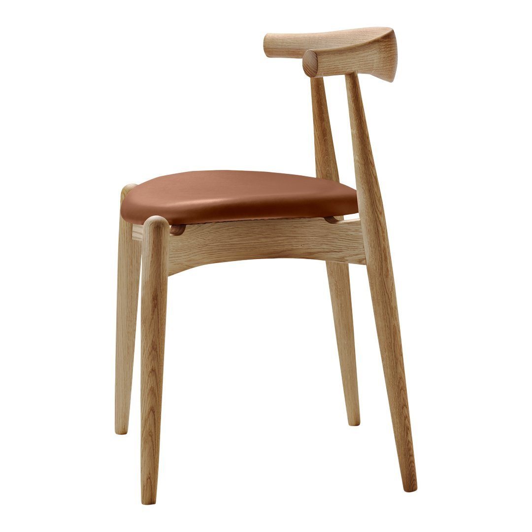 CH20 Elbow Chair - Solid Wood Modern Accent Chair for Living Room, Bedroom, or Office - Comfortable & Stylish Seating for Relaxing, Reading, or Working