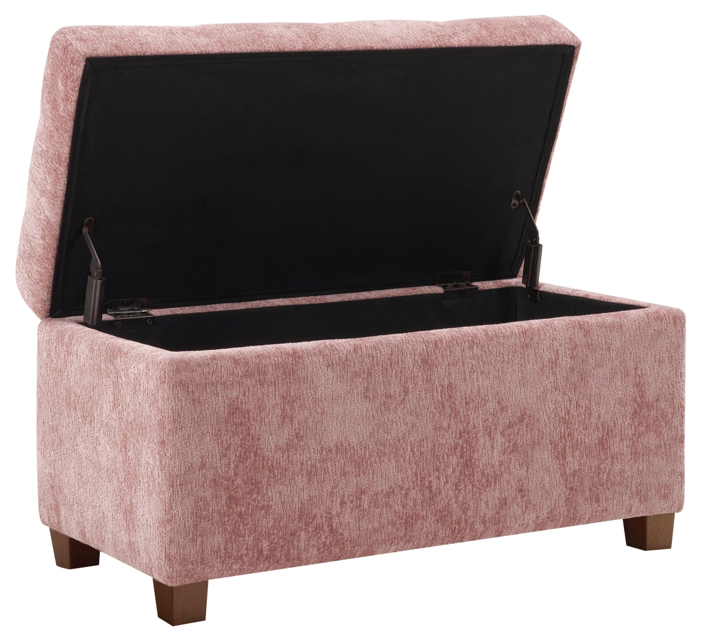 Office Star Storage Ottoman with Removable Cushion Top - MET804 - Perfect for Living Room, Bedroom & Home Office Organization