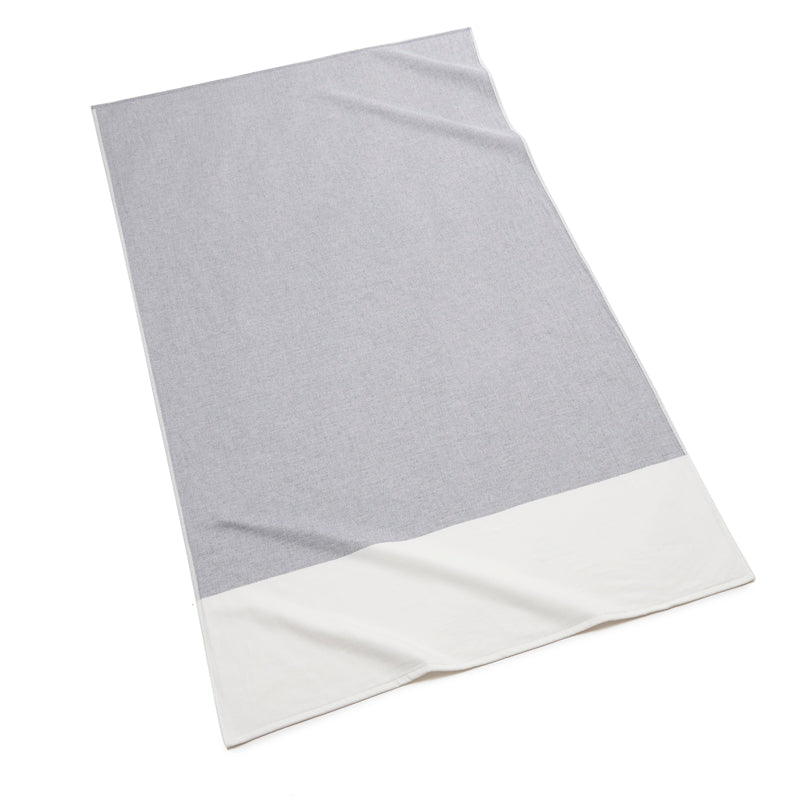 Kassatex Block Pareo Fouta Beach Towel - Lightweight Quick Dry Bath Towel for Pool, Beach, Yoga & Travel - Soft & Absorbent Turkish Cotton Towel for Women & Men