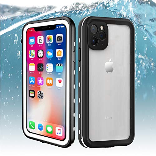 iPhone 11 Pro Max Waterproof Case - IP68 Certified Shockproof & Snowproof Cover with Built-in Screen Protector | Full Body Protection for iPhone 11 Pro Max 6.5