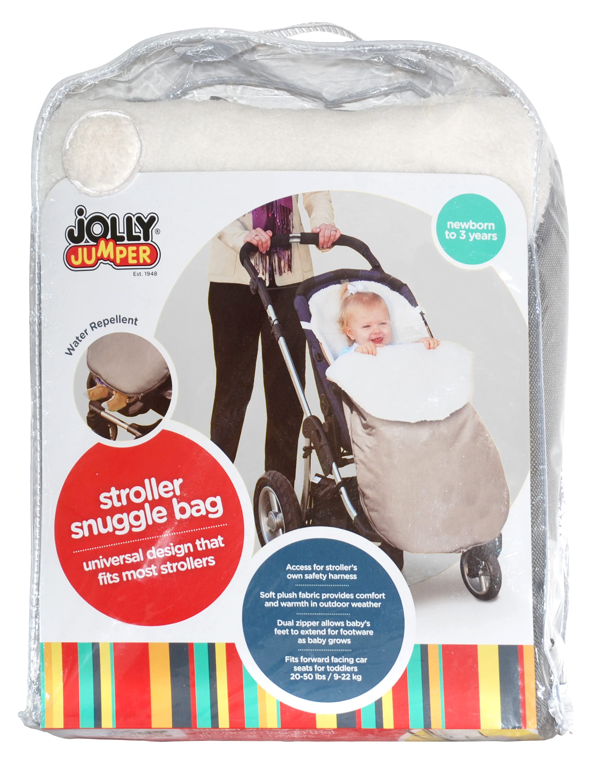 Jolly Jumper Snuggle Bag - Soft & Cozy Baby Sleeping Sack in Red/Black - Perfect for Nursery, Travel & Winter Warmth