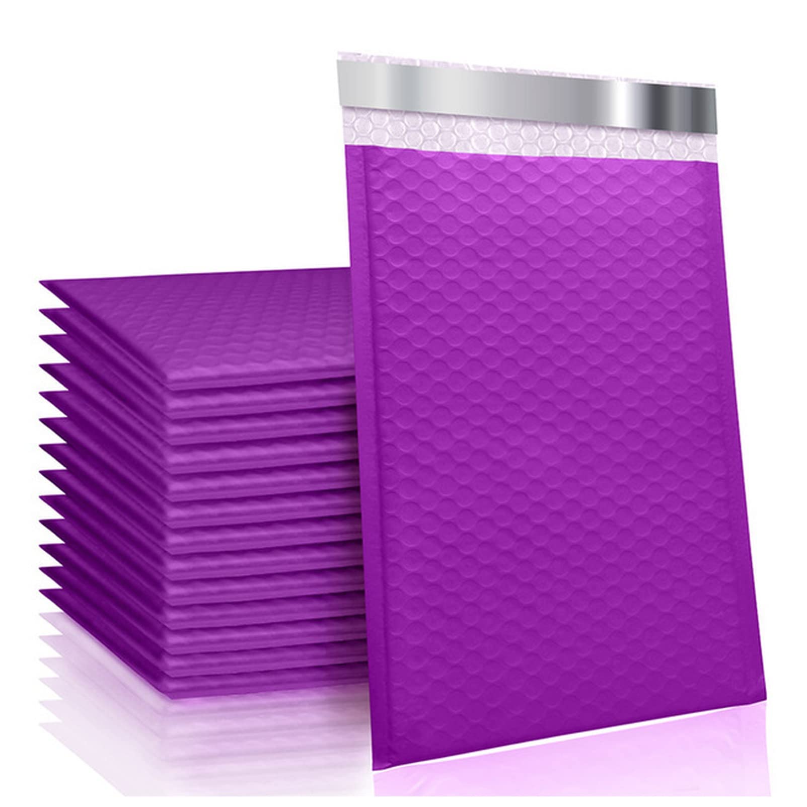 100-Pack 29x38cm Large Purple Bubble Mailers - Cushioned Padded Envelopes for Clothing, Business Supplies & Secure Shipping | Perfect for Ecommerce, Online Stores & Mailing Fragile Items