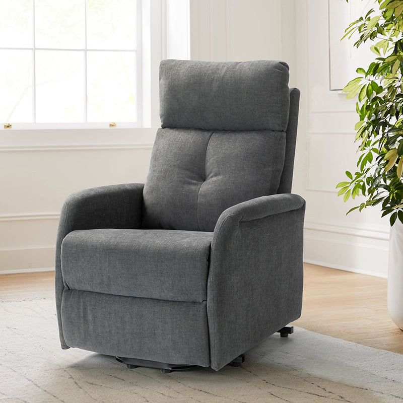 Serena Power Recliner Chair with Massage & Heat - Electric Lift Recliner Sofa for Living Room, Elderly & Home Theater Comfort (Brown) - Perfect for Relaxation, Movie Nights & Pain Relief