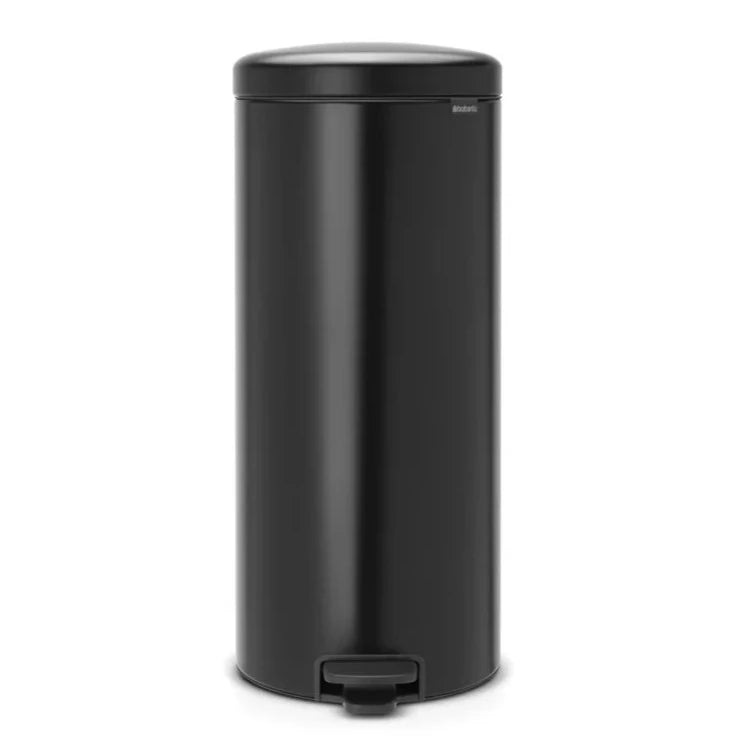 30L NEWICON Stainless Steel Pedal Trash Can - Hands-Free Step Garbage Bin for Kitchen, Bathroom, Office & Home Use