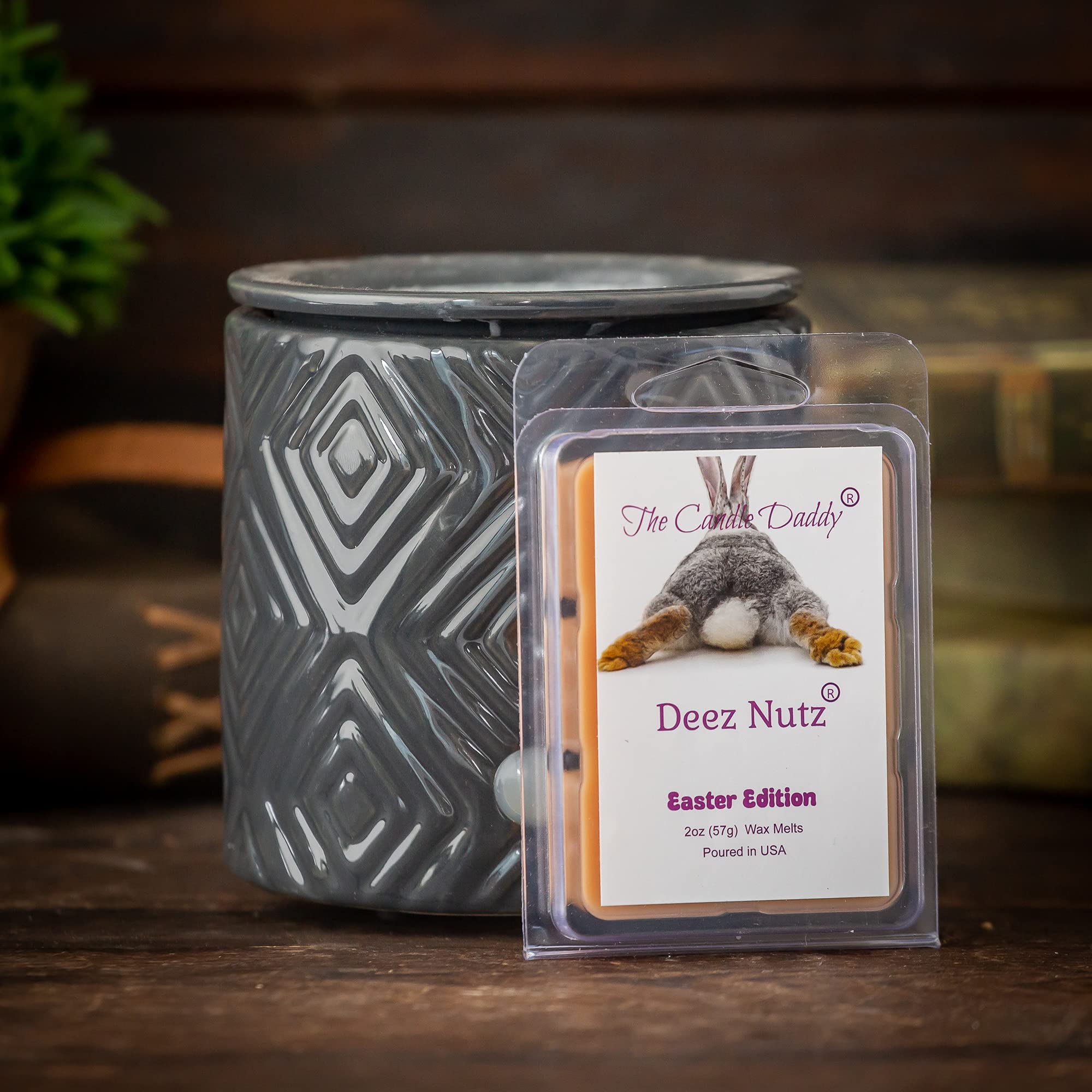 Easter Edition Banana Nut Bread Scented Wax Melts - 2oz (6 Cubes) - Strong Fragrance for Wax Warmers - Perfect for Home, Office & Holiday Decor