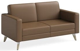 Safco Lounge Settee - Modern Sofa Bench Without Legs [1731] | Perfect for Living Room, Office Waiting Area & Commercial Spaces