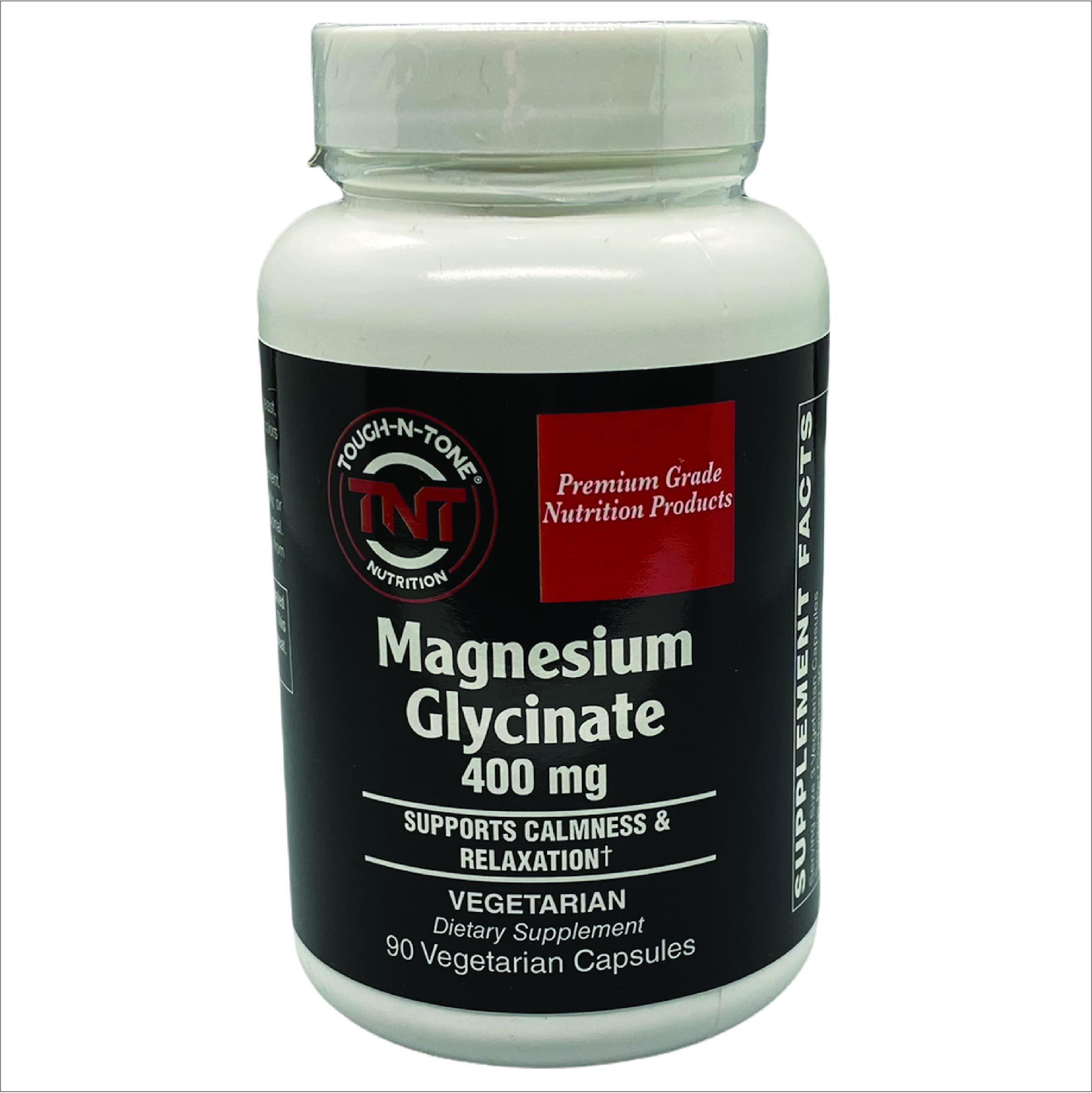 400mg Magnesium Glycinate Capsules for Maximum Absorption - Vegan, Gluten-Free, Soy-Free & Dairy-Free Supplement for Relaxation, Stress Relief & Better Sleep