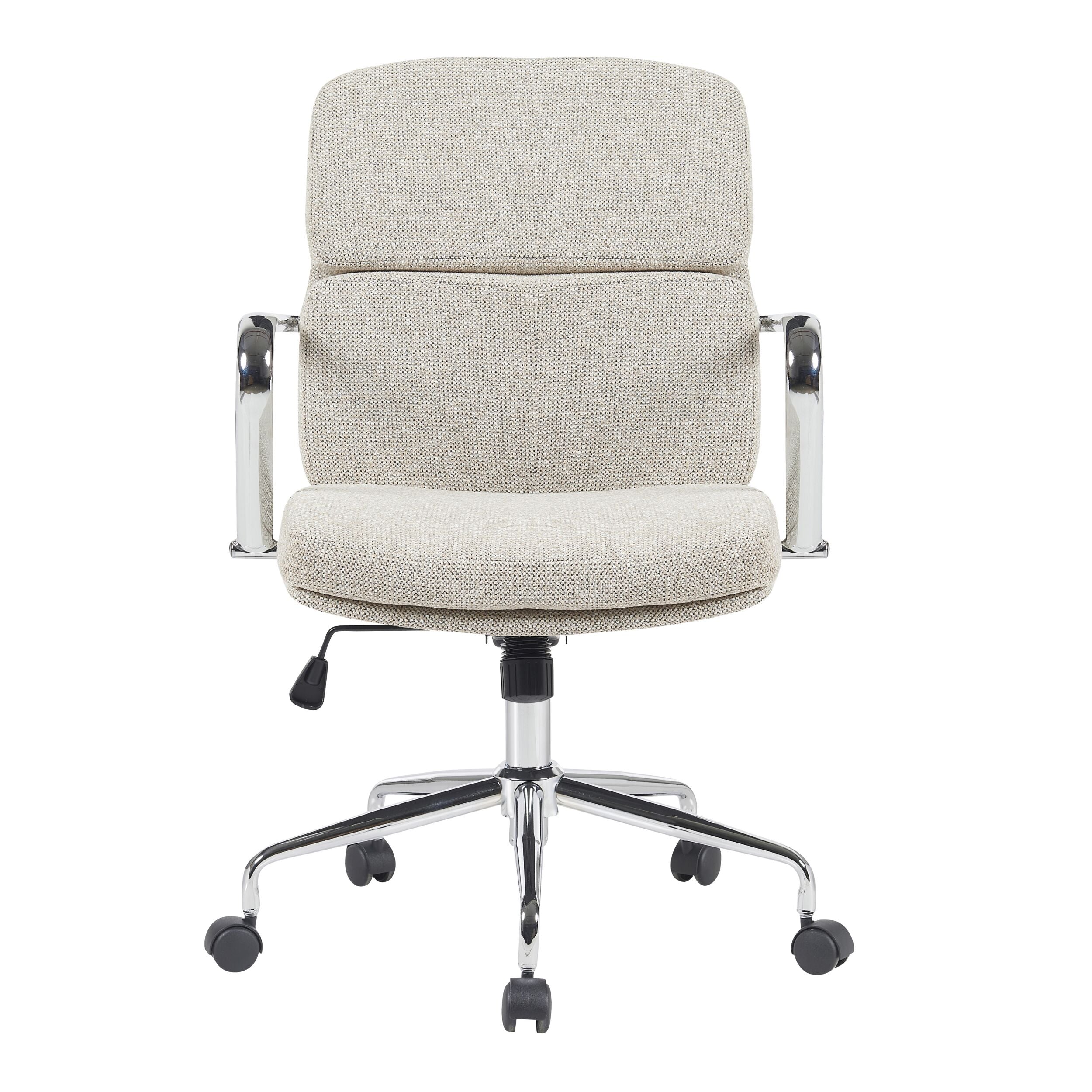 Premium Archie Desk Chair in Natural Wood Finish - Ergonomic Office Chair for Home & Workspaces - Ideal for Studying, Working & Gaming