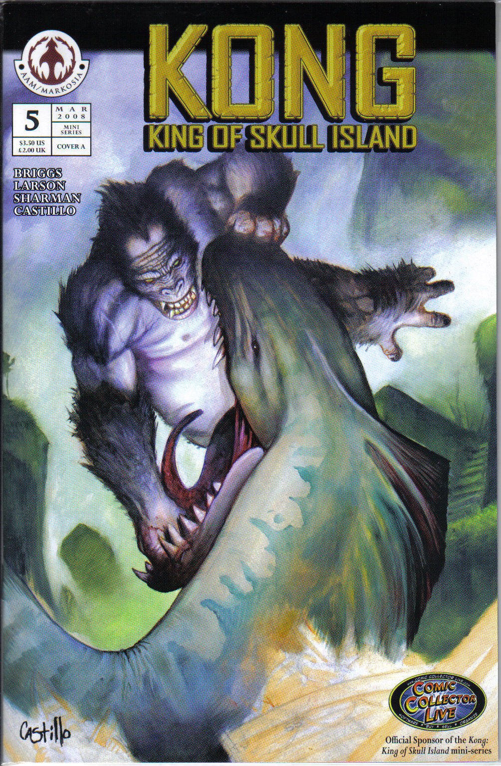 Kong King of Skull Island No. 5 Cover A - Collectible Comic Book for Fans & Action Figure Display - Perfect for Comic Conventions, Home Decor, and Gift Giving