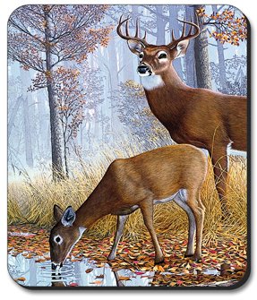 Deer Mouse Pad with Artistic Design - Non-Slip Gaming Mousepad for Computers, Laptops, Office & Home Use - Perfect for Work, Gaming, and Graphic Design