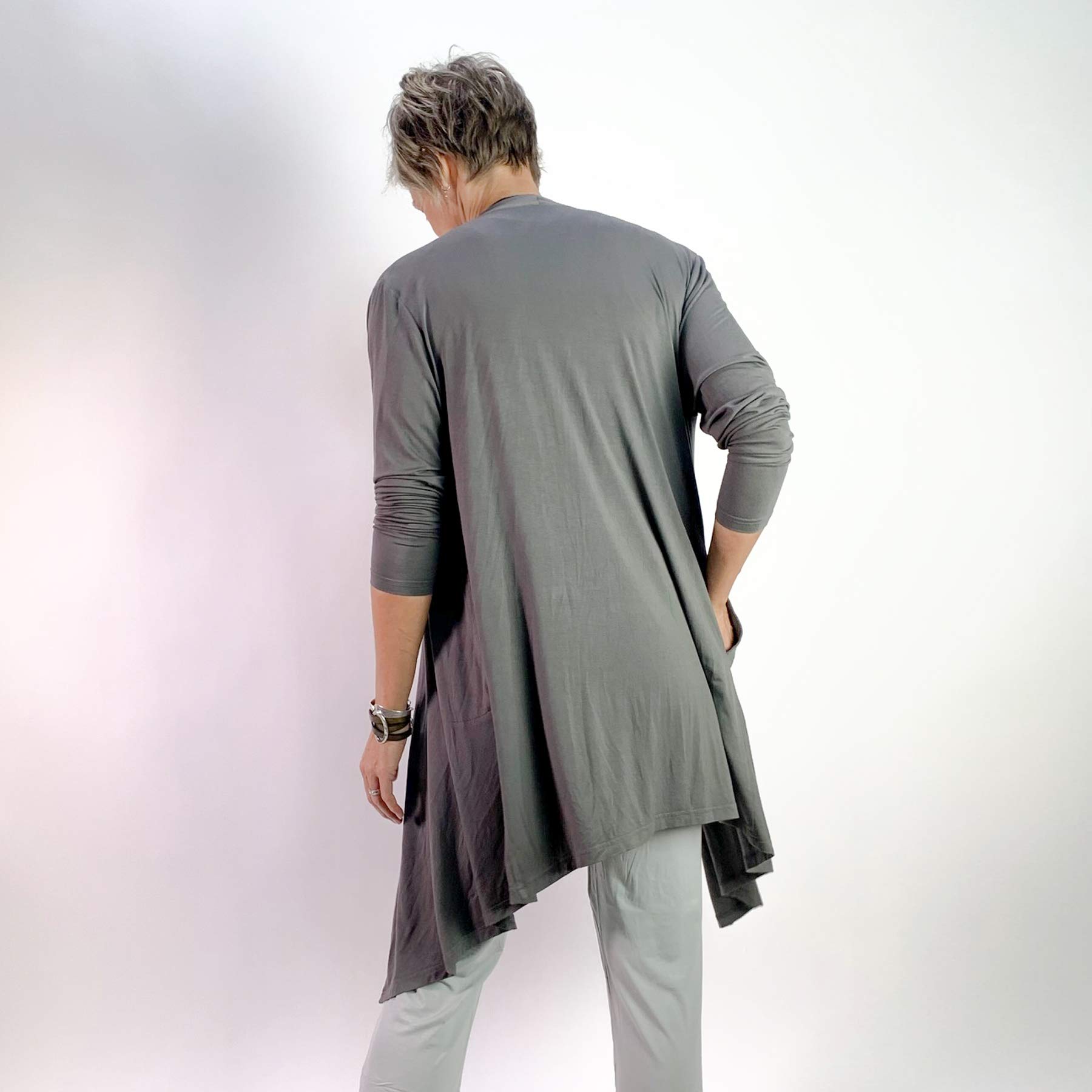 Faceplant Bamboo Swing Jacket - Lightweight & Breathable Women's Outerwear for Yoga, Travel & Casual Wear | Eco-Friendly Bamboo Fabric