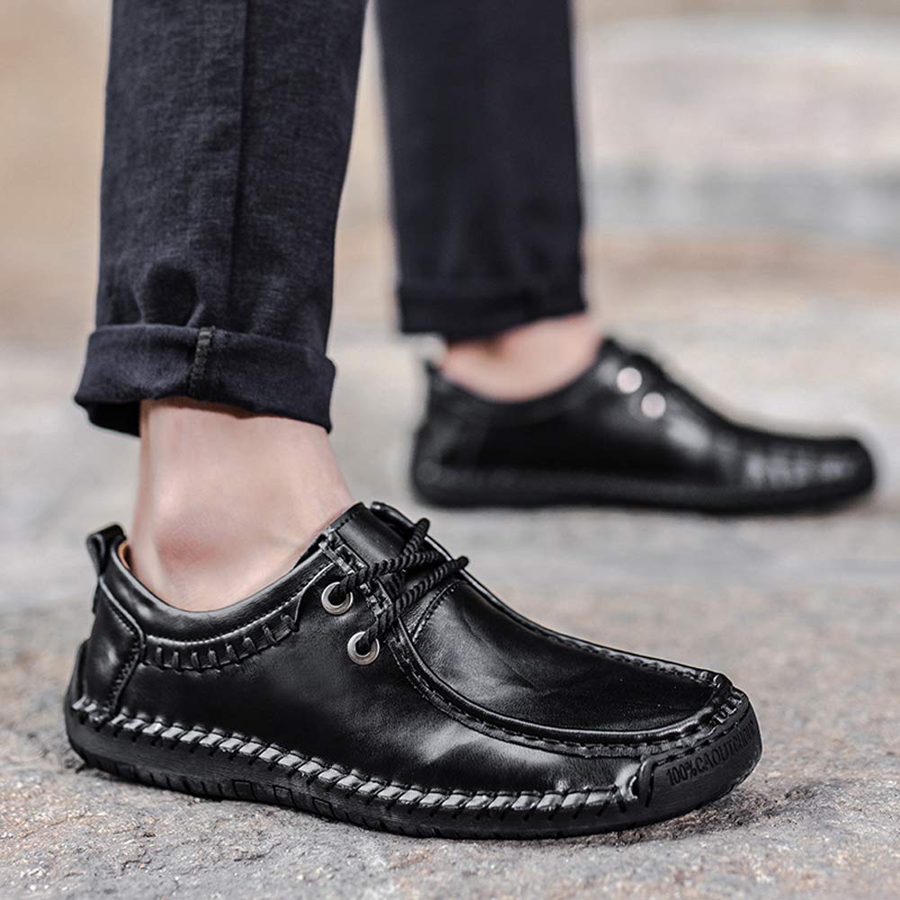 Premium Men's Leather Loafers - Comfortable Penny Moccasins for Casual, Dress & Driving | Non-Slip Oxford Shoes for Walking, Office & Business Occasions