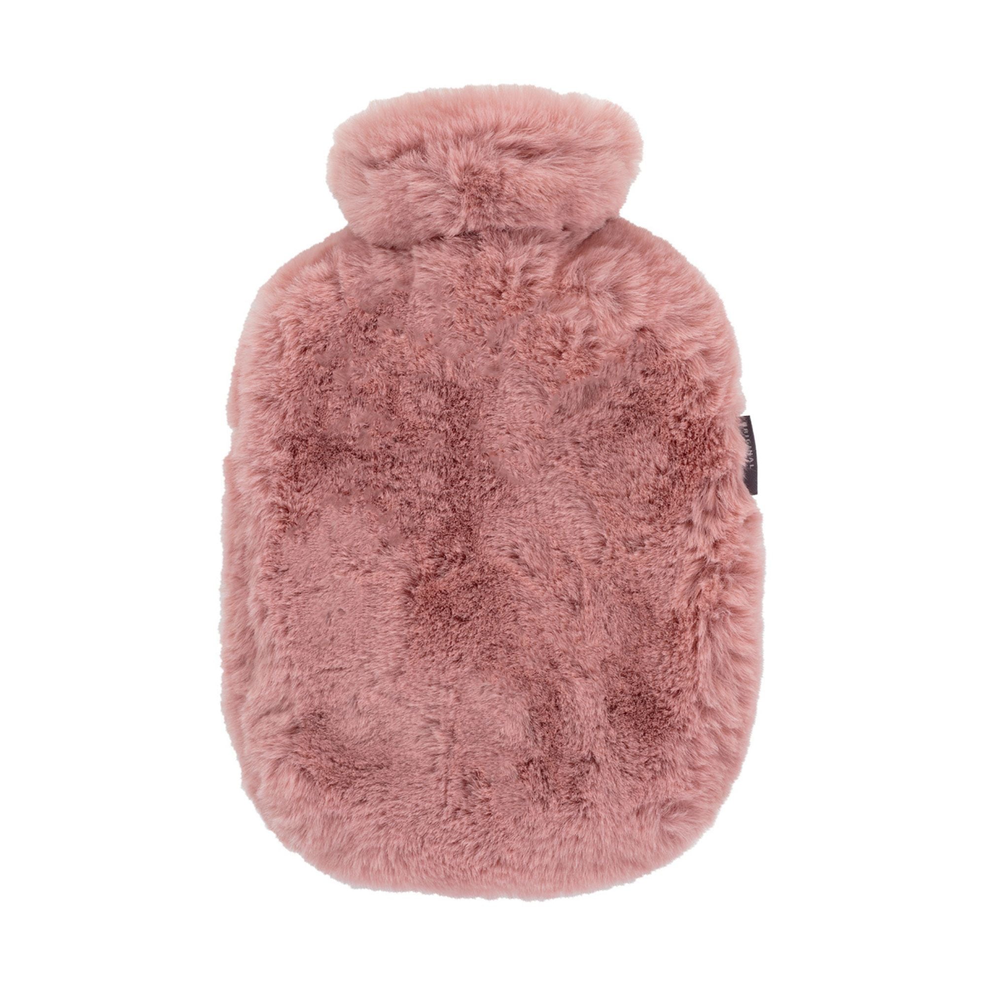 2 Liter Fashy Hot Water Bottle with Blush Pink Ultra Soft Cover - Perfect for Pain Relief, Warmth & Comfort at Home, Office or Travel