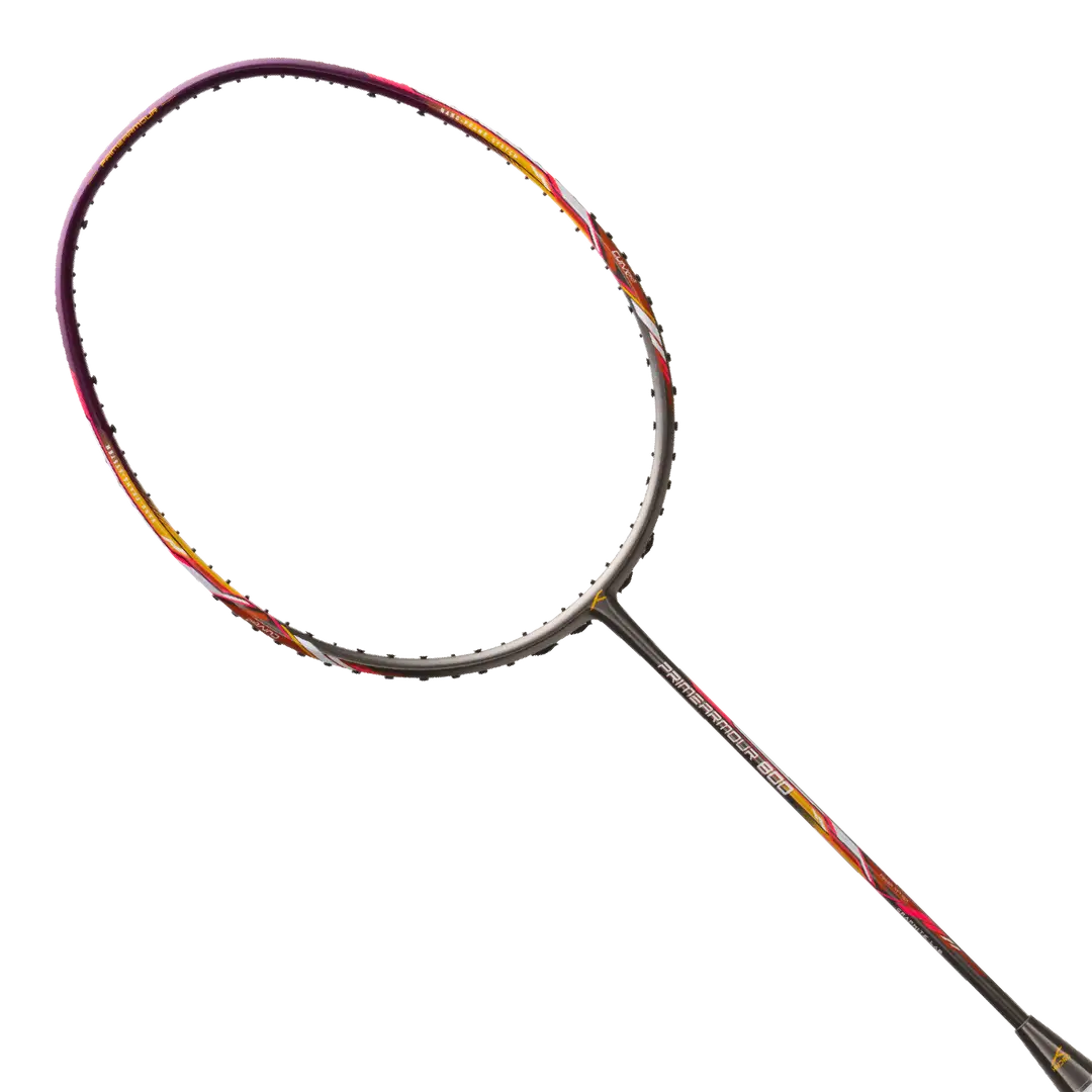 HNDRD Primearmour 800 Pre-Strung Badminton Racket - Professional Carbon Fiber Shuttlecock Racket for Indoor & Outdoor Sports, Training & Competitive Play