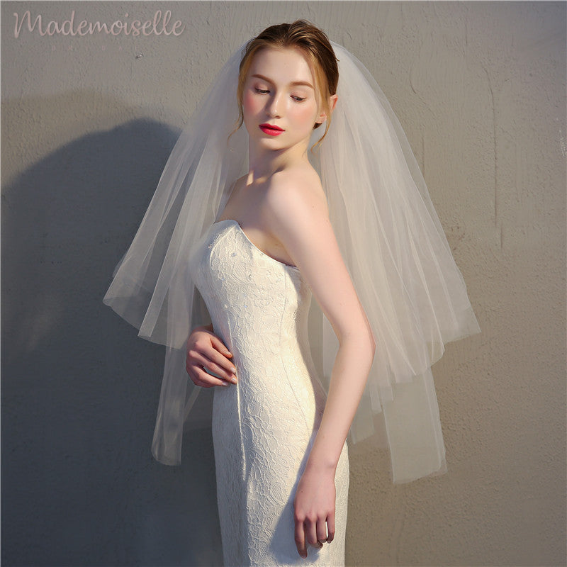 Dorathy Veil - Elegant Wedding Veil for Brides | Perfect for Church Ceremonies, Outdoor Weddings & Photo Shoots