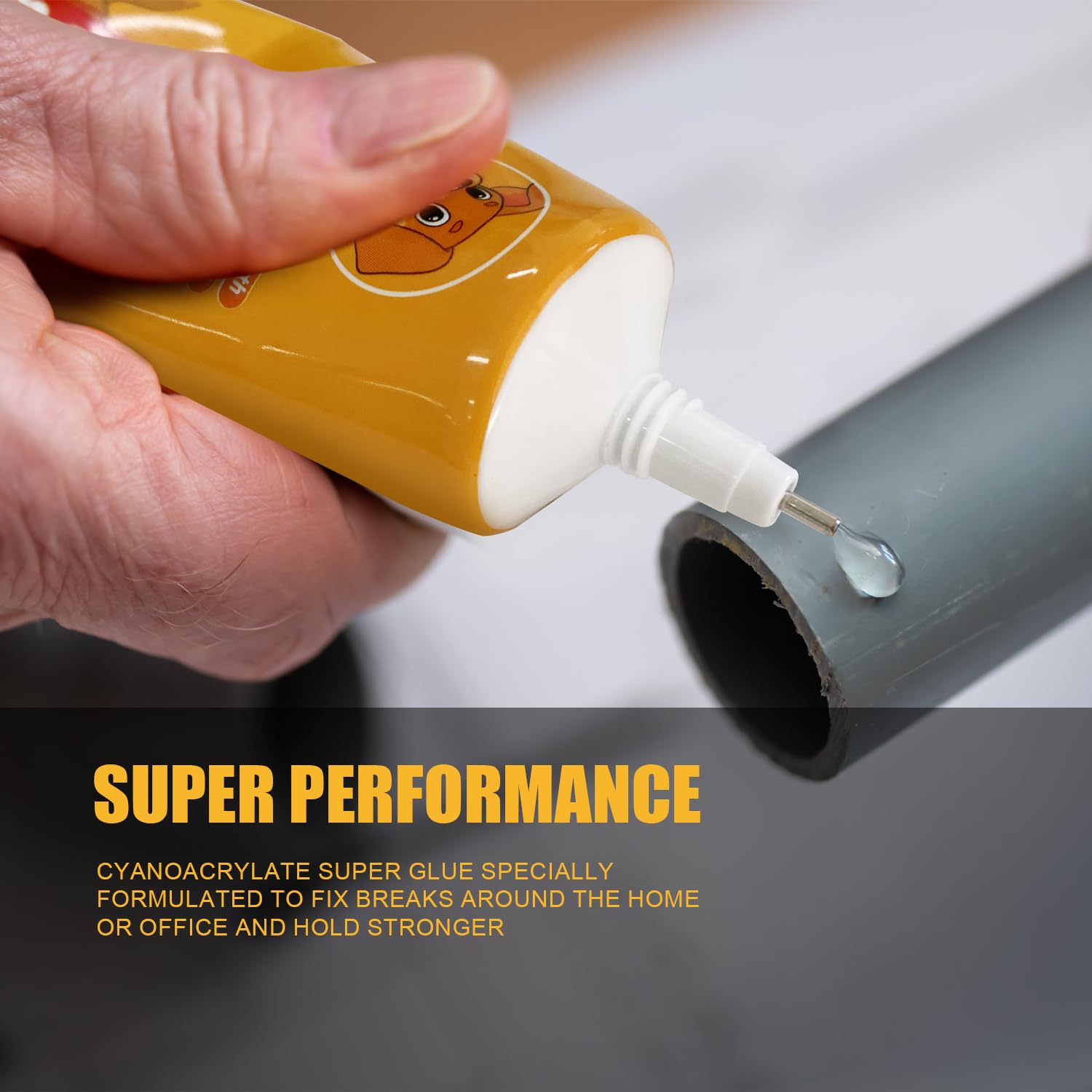 Ceramic Glue for Porcelain, Pottery, Glass, Plastic, Metal & Rubber Repair - 60g Strong Adhesive for DIY Crafts & Home Fixes - Perfect for Mending Broken Dishes, Figurines, Jewelry & Household Items (CGN1)