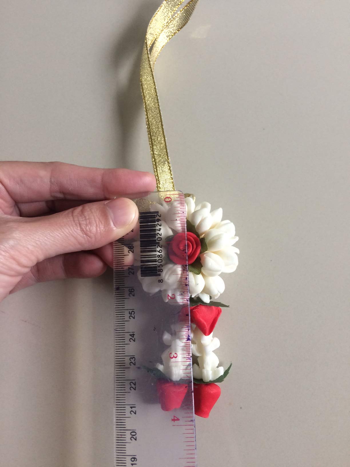 (Pack of 2) Handmade Thai Soap Garland - Jasmine & Rose Scented - Perfect for Wedding Decor, Spa Gifts & Home Fragrance