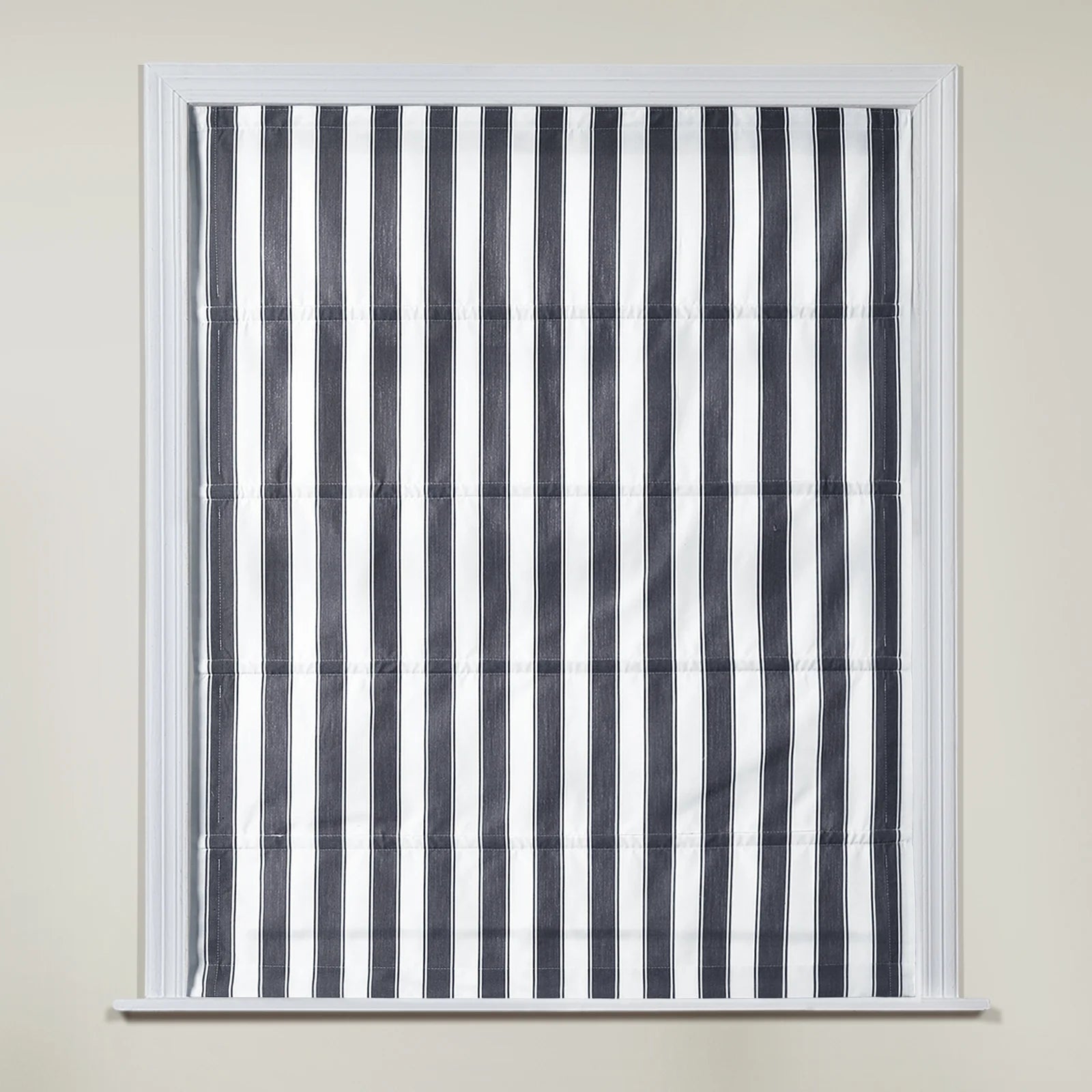 Celia Patterned Cordless Roman Shade Window Treatment - Blackout Fabric for Bedroom & Living Room Privacy & Light Control