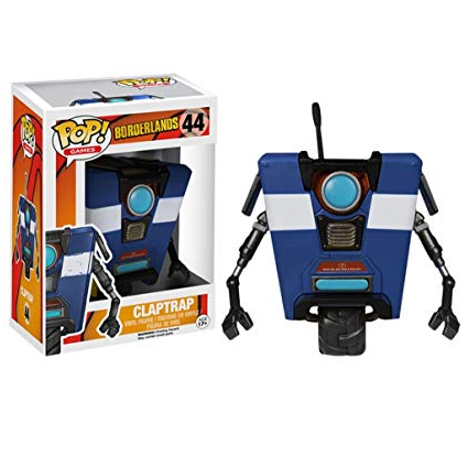 Borderlands Pop! Vinyl Figure - Blue Claptrap [44] Collectible Action Toy for Gamers & Fans | Perfect for Display, Gifts, and Gaming Room Decor