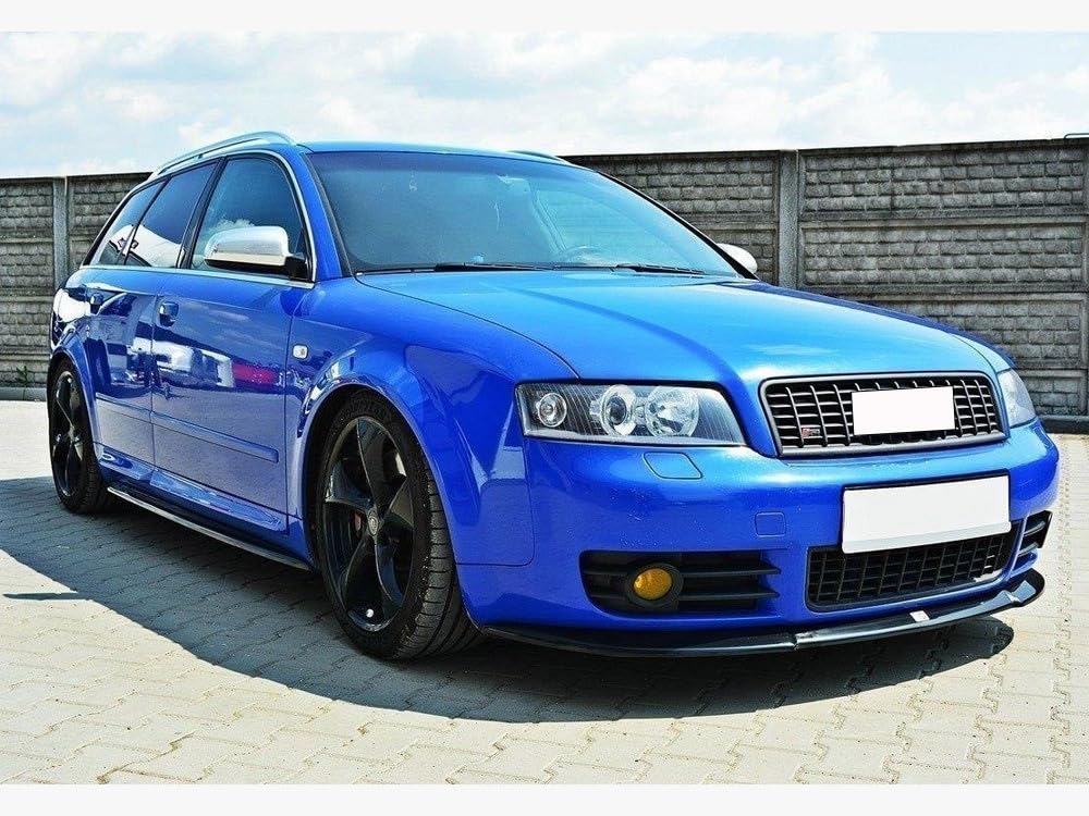 Maxton Design Front Bumper Lip Spoiler Splitter for Audi S4 B6 (2003-2005) - Enhance Style & Aerodynamics for Street & Track Performance